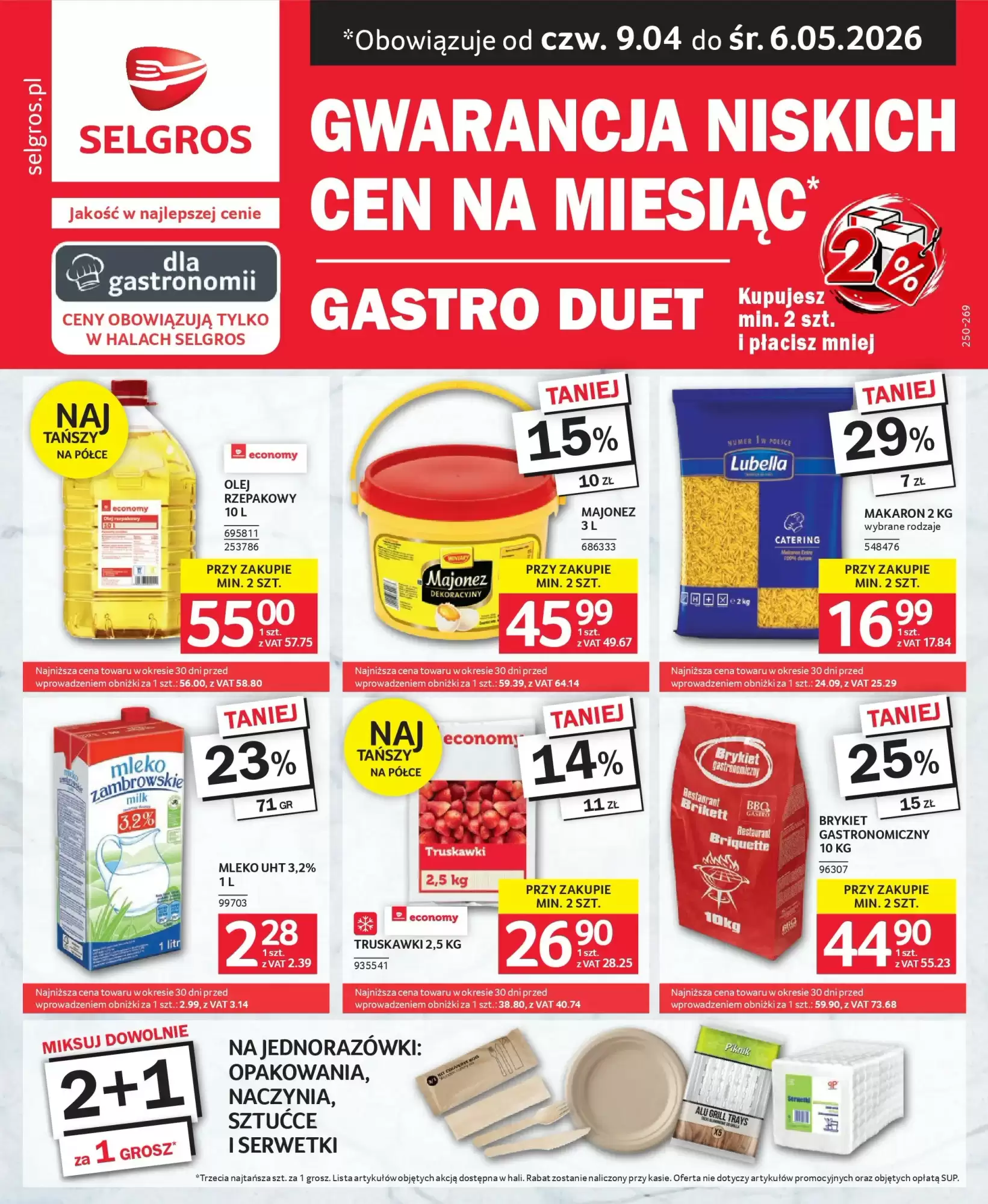 Gazetka Selgros od 09.04.2026 do 06.05.2026