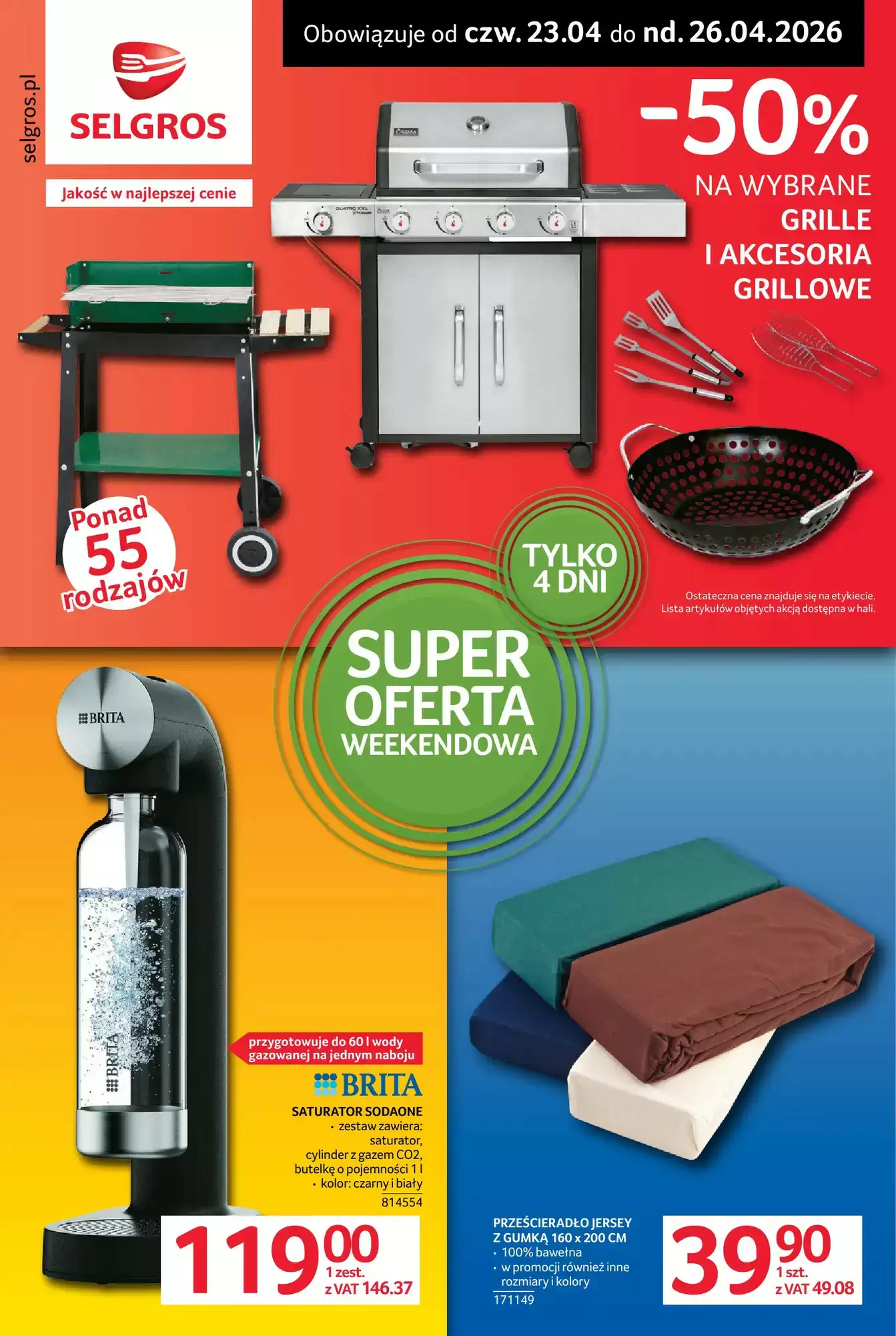 Gazetka Selgros od 23.04.2026 do 26.04.2026