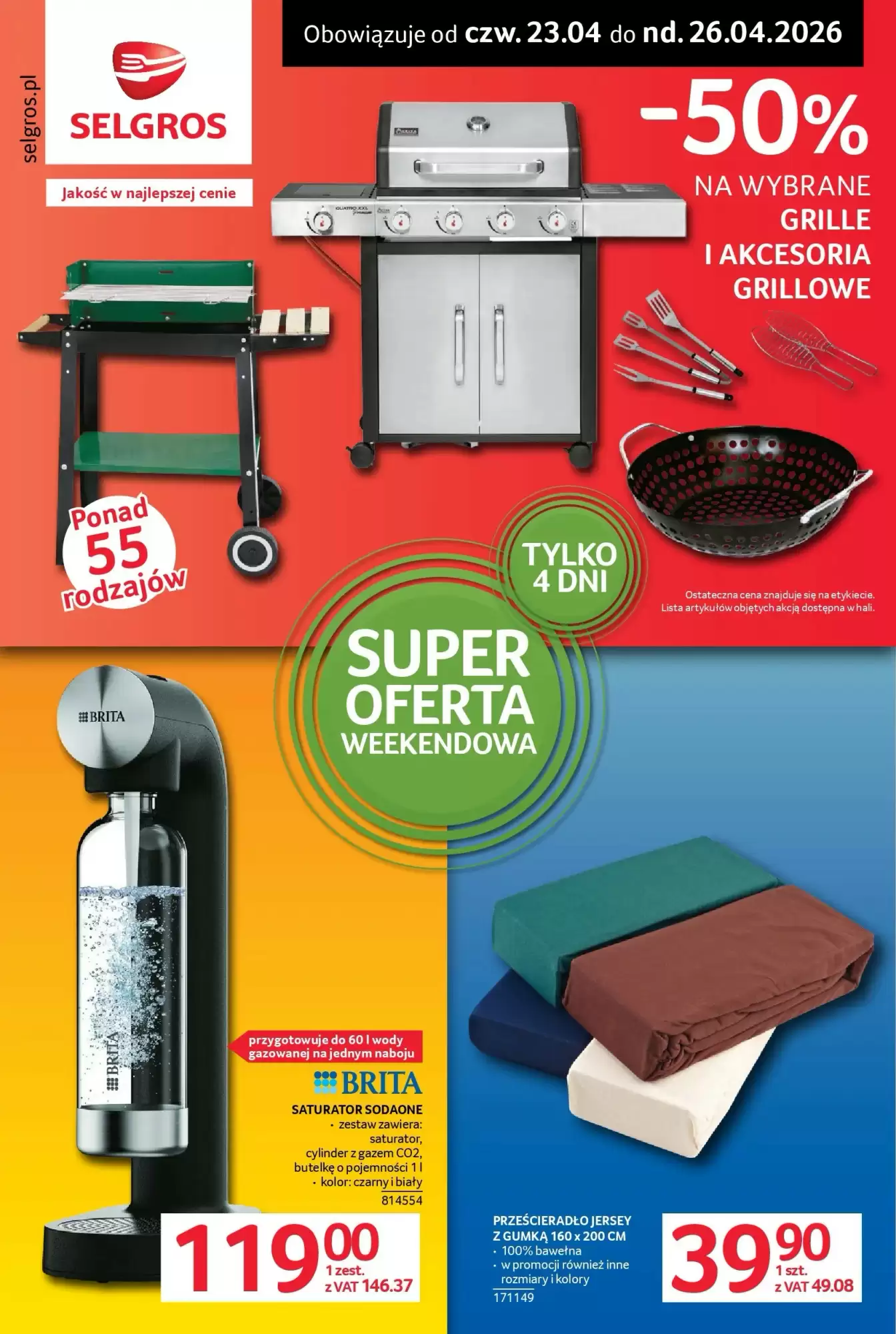 Gazetka Selgros od 23.04.2026 do 26.04.2026