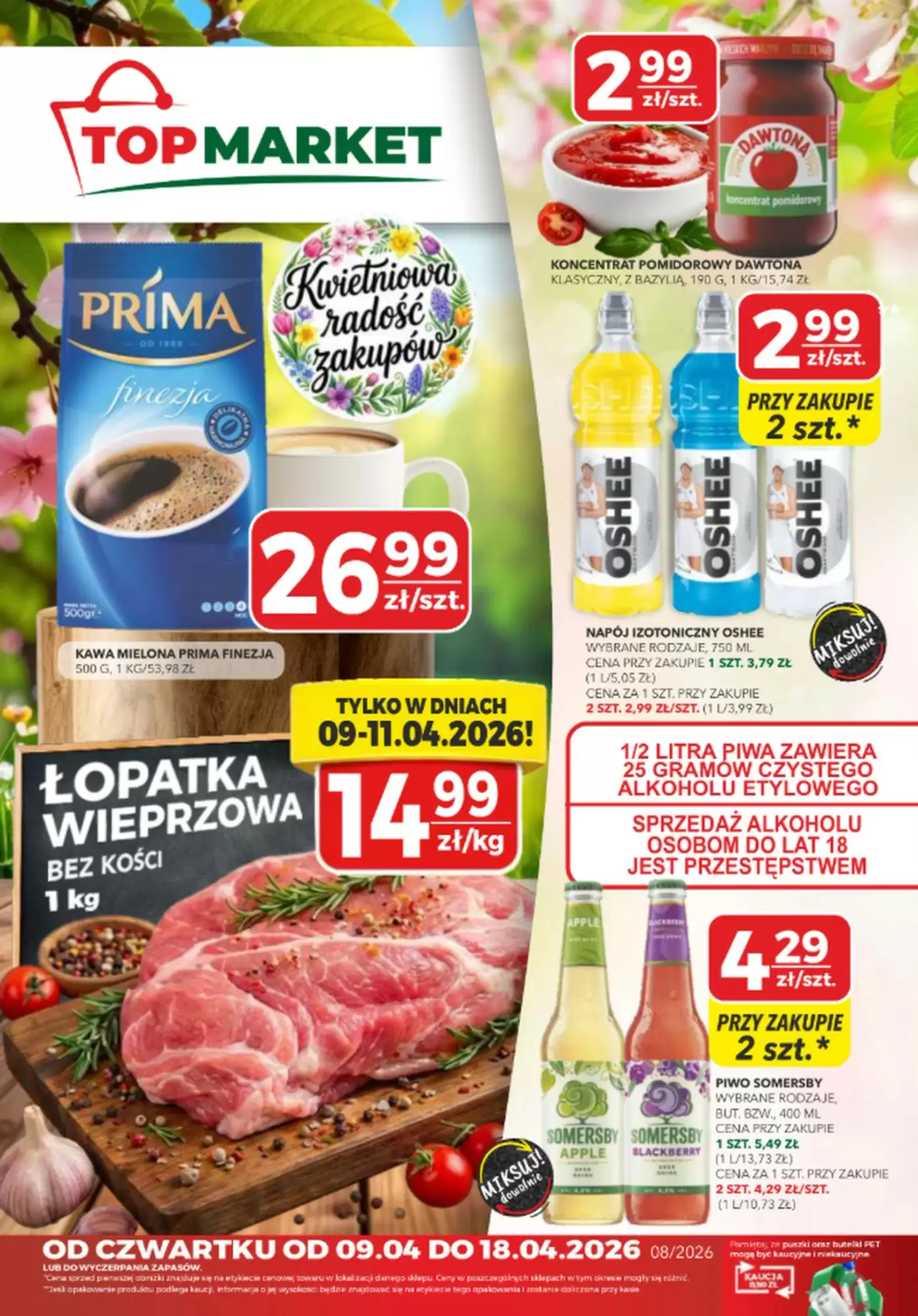 Gazetka Top Market od 09.04.2026 do 18.04.2026