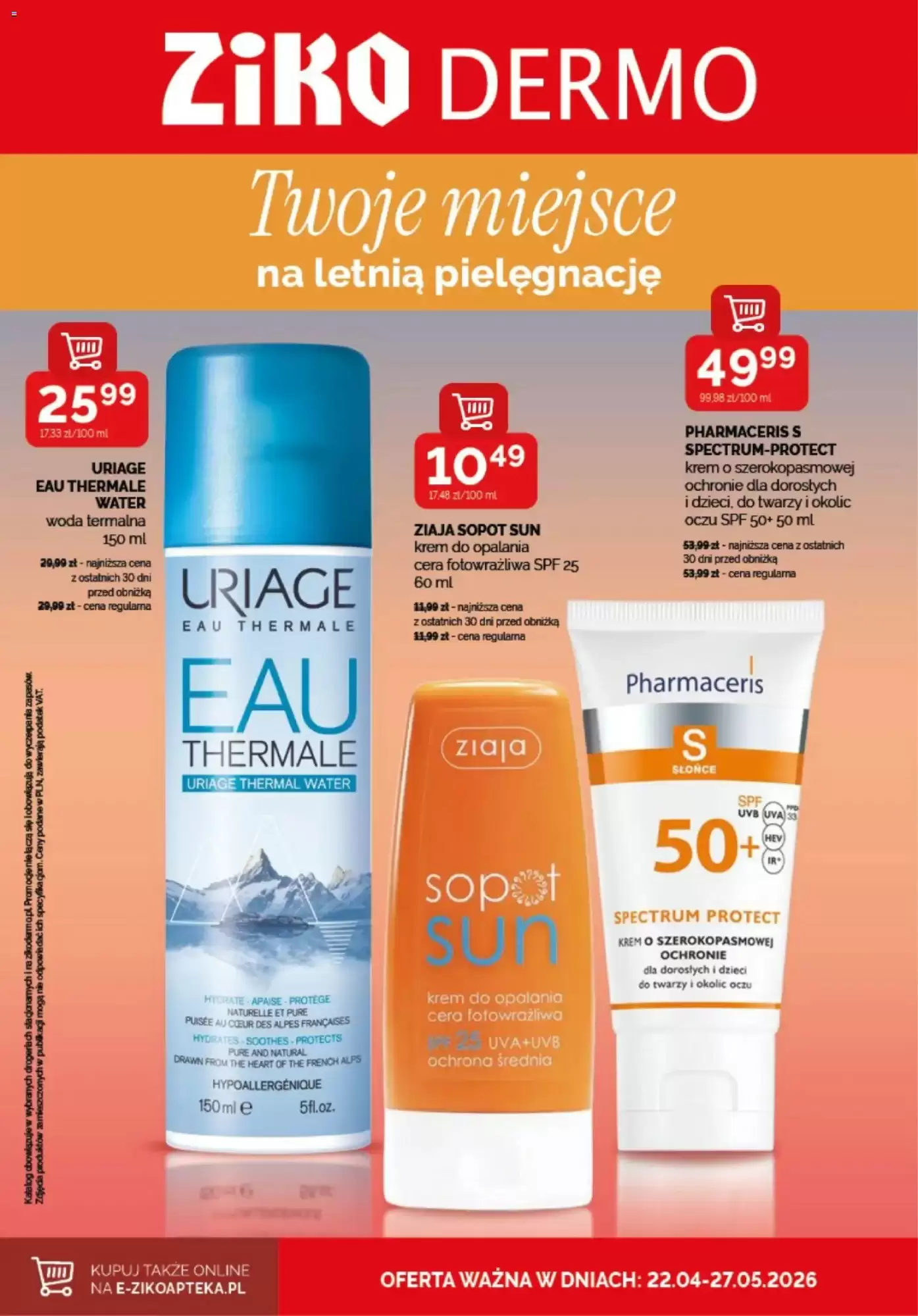 Gazetka Ziko Dermo od 22.04.2026 do 27.05.2026