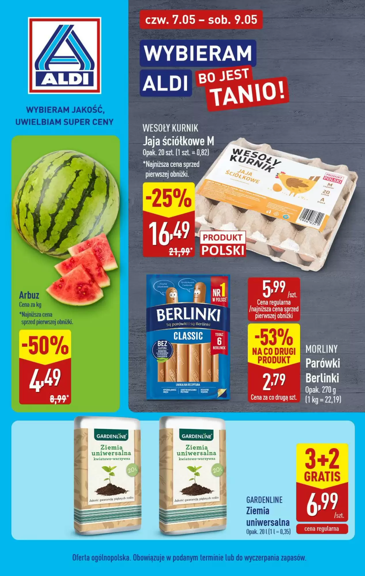 Gazetka Aldi od 07.05.2026 do 09.05.2026