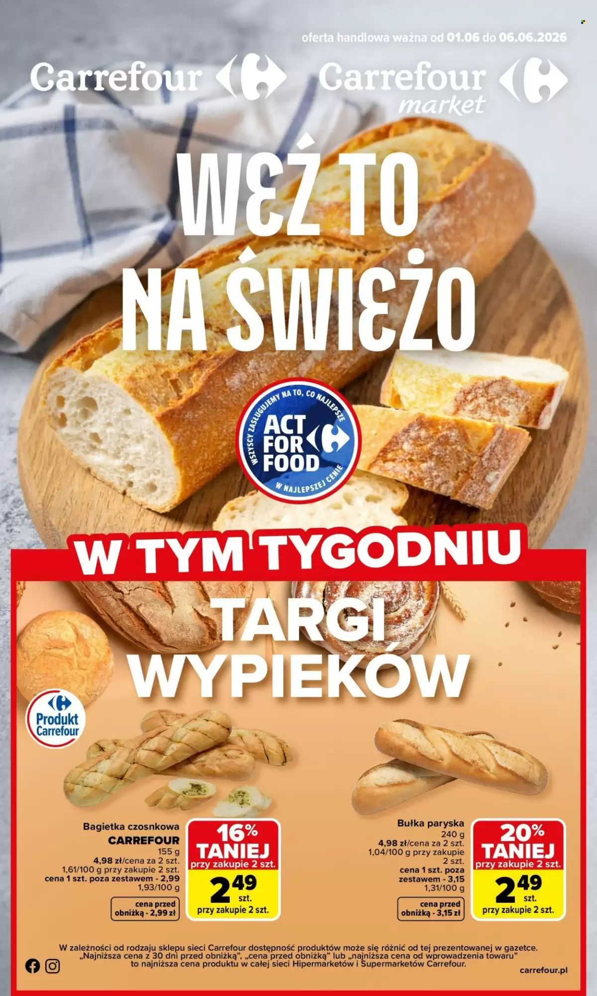 Gazetka Carrefour od 01.06.2026 do 06.06.2026