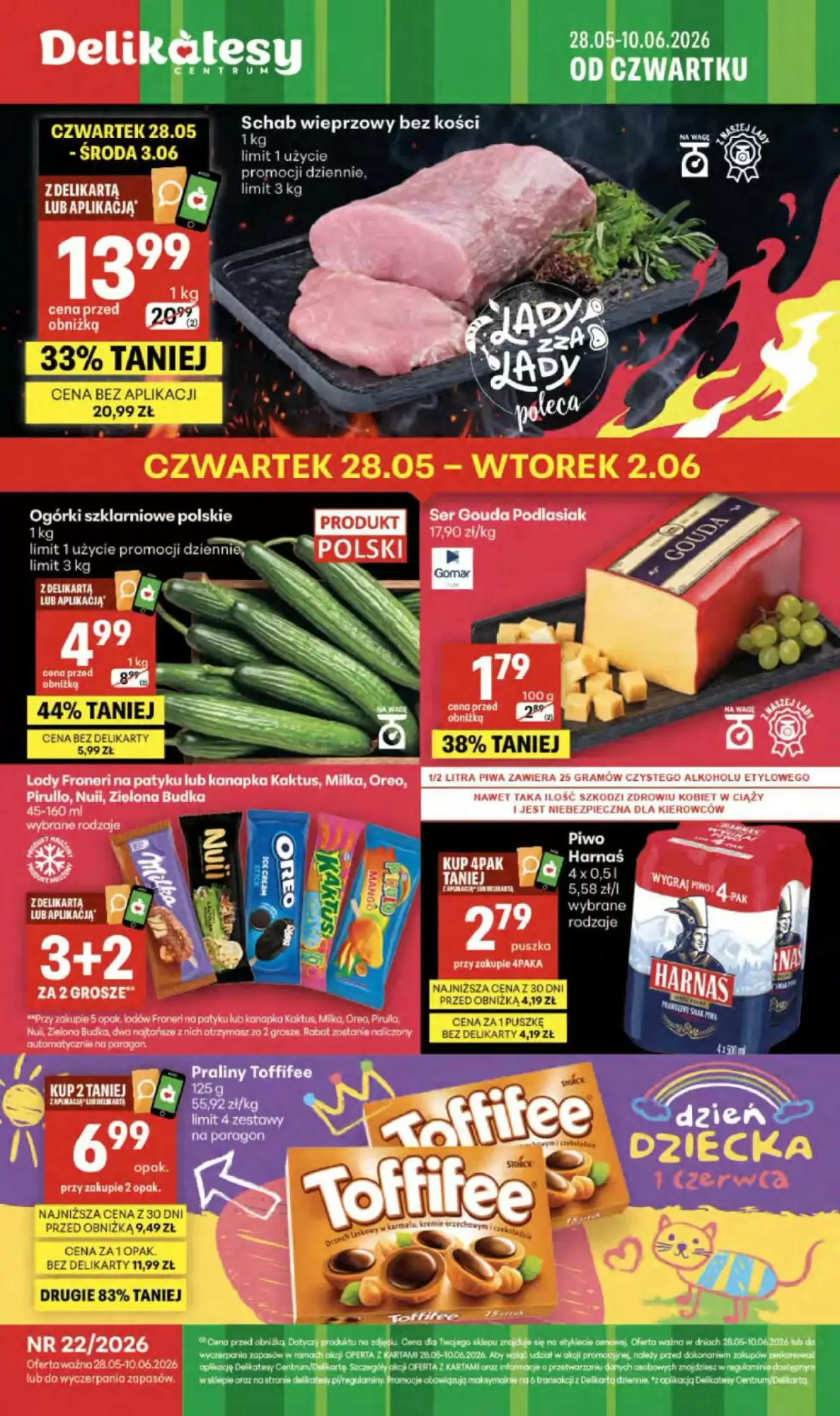Gazetka Delikatesy Centrum od 28.05.2026 do 10.06.2026