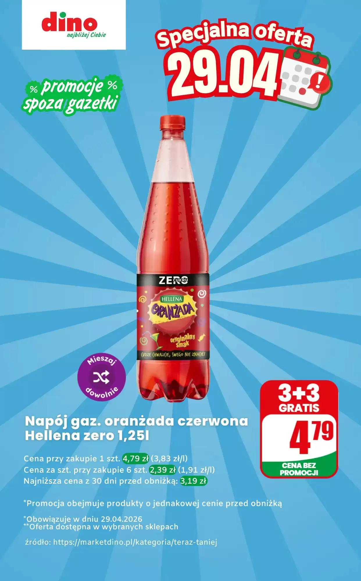 Gazetka Dino od 29.04.2026 do 29.04.2026