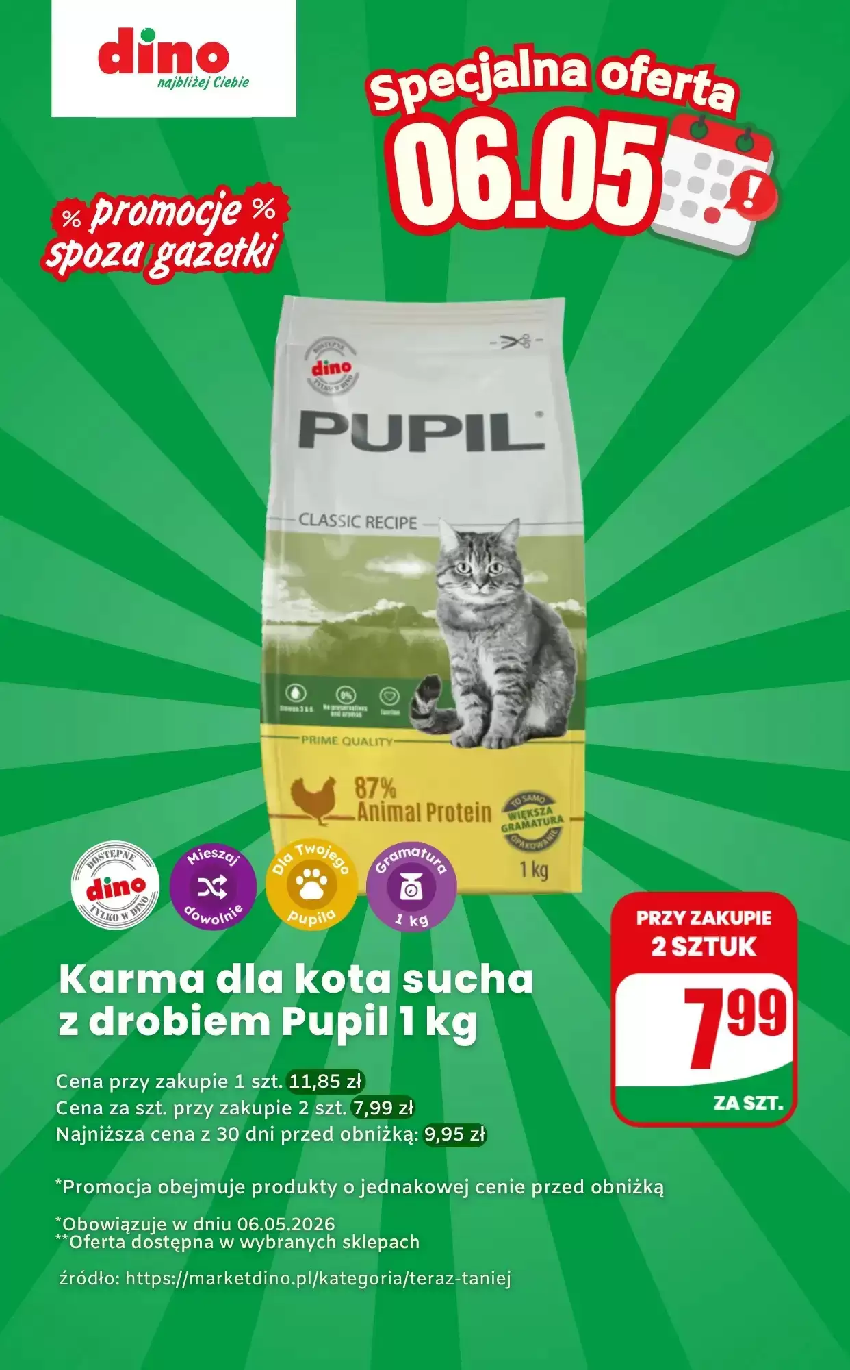 Gazetka Dino od 06.05.2026 do 06.05.2026