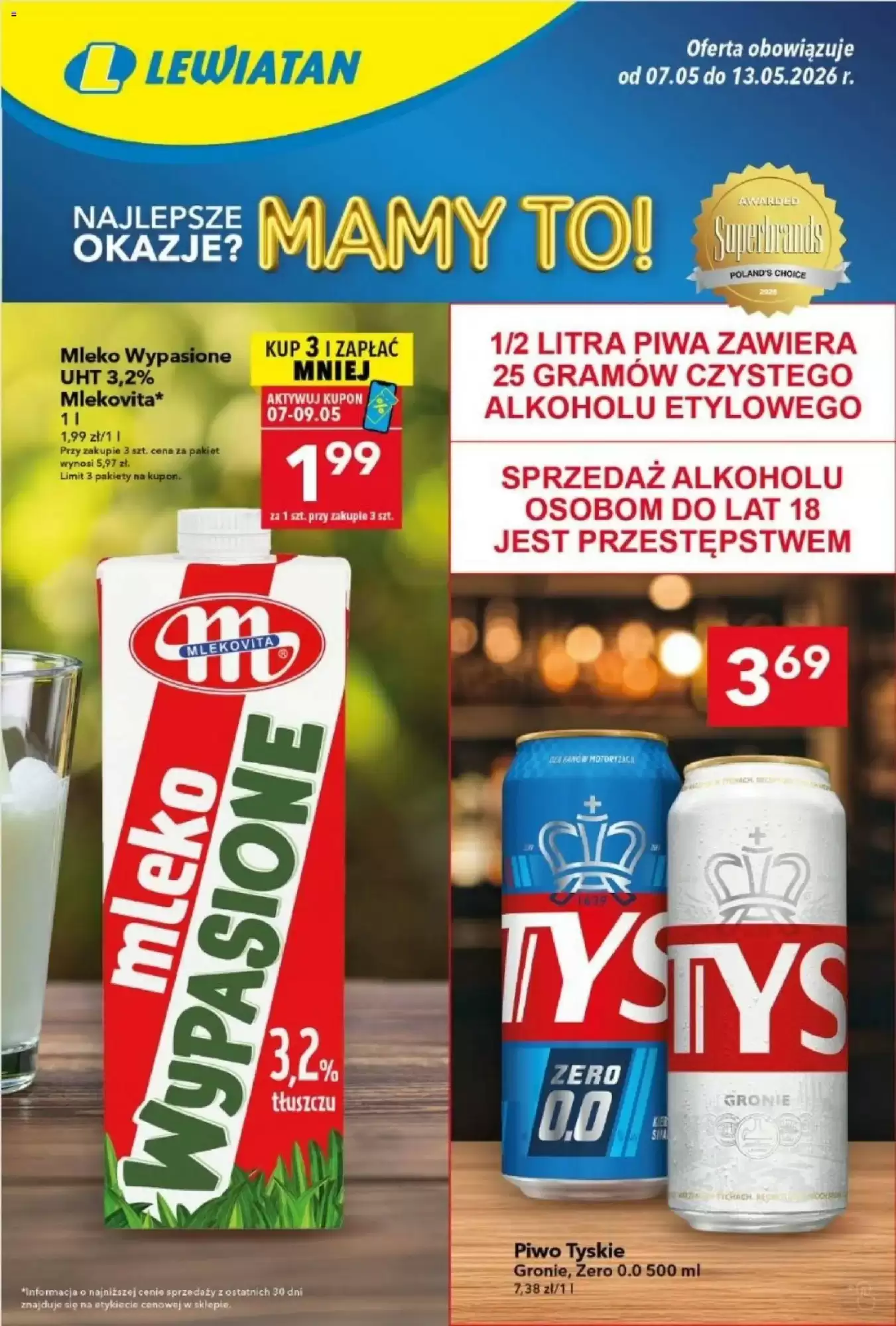 Gazetka Lewiatan od 07.05.2026 do 13.05.2026