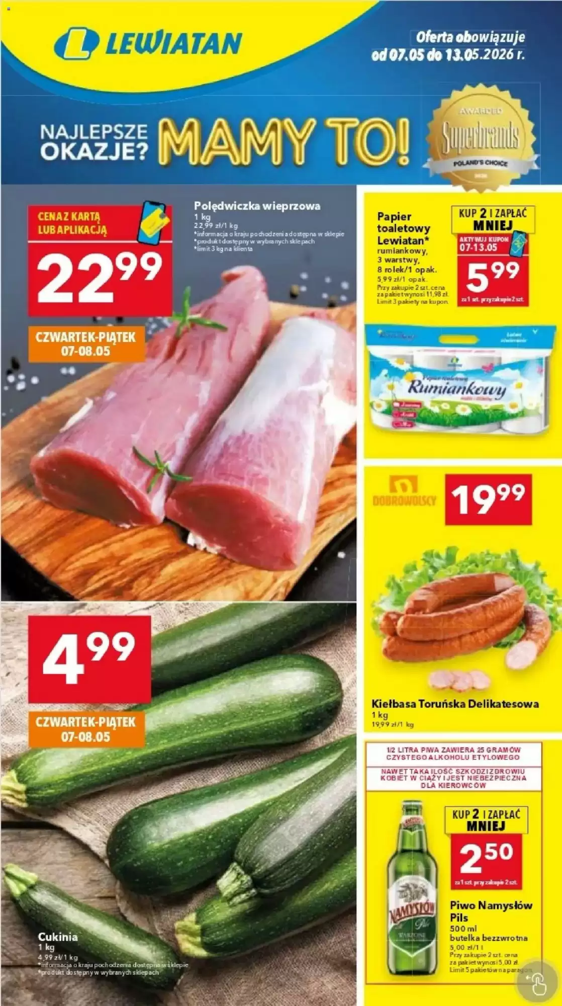 Gazetka Lewiatan od 07.05.2026 do 13.05.2026
