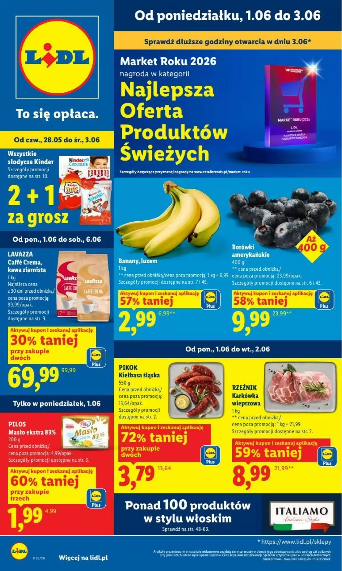 Gazetka Lidl od 01.06.2026 do 03.06.2026