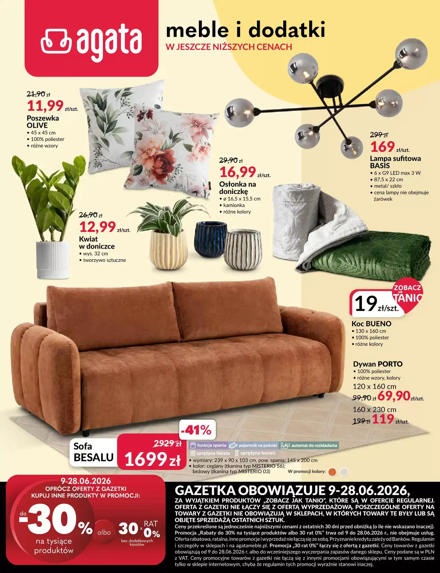 Gazetka Agata Meble od 09.06.2026 do 28.06.2026