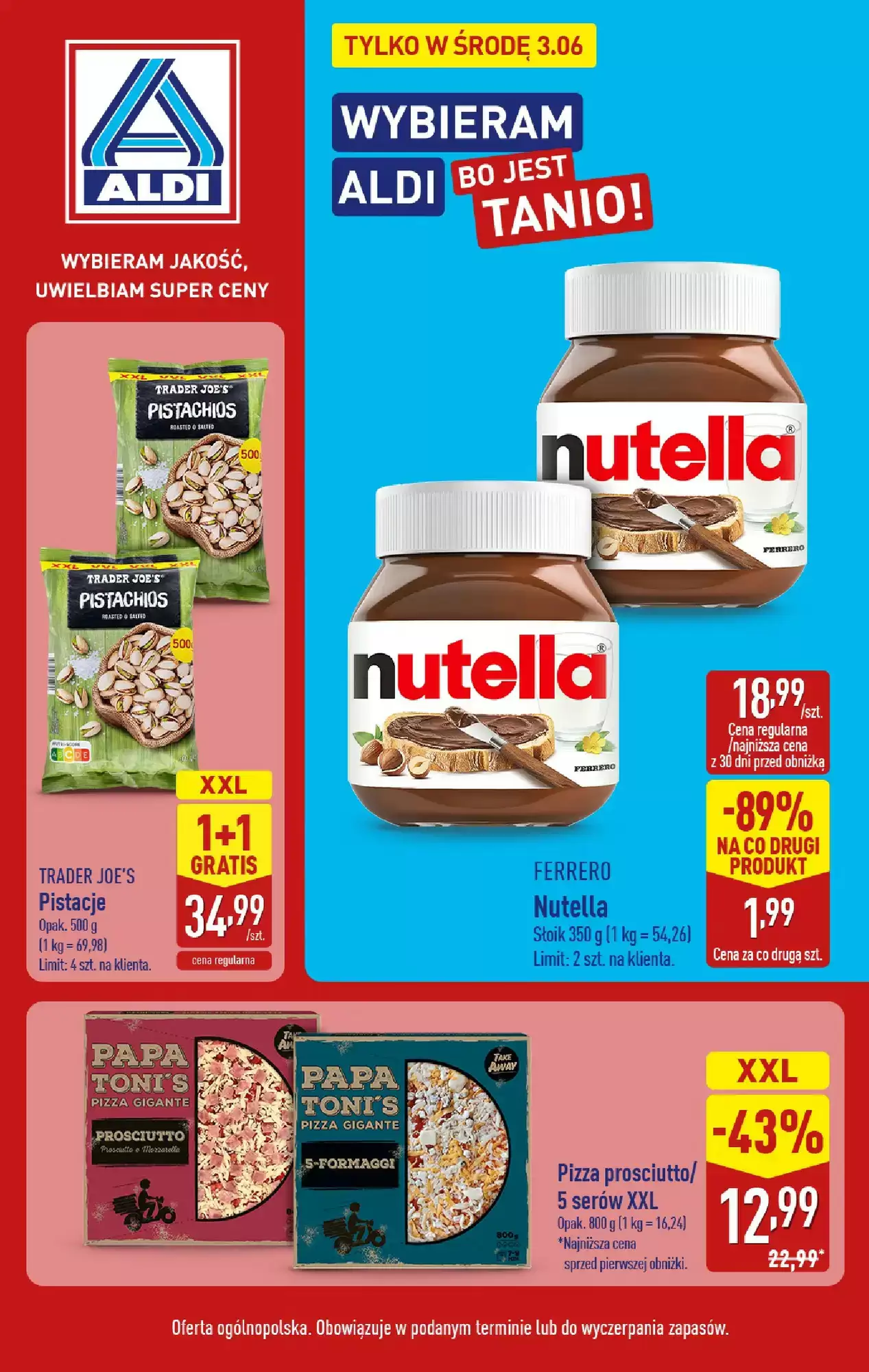 Gazetka Aldi od 03.06.2026 do 03.06.2026
