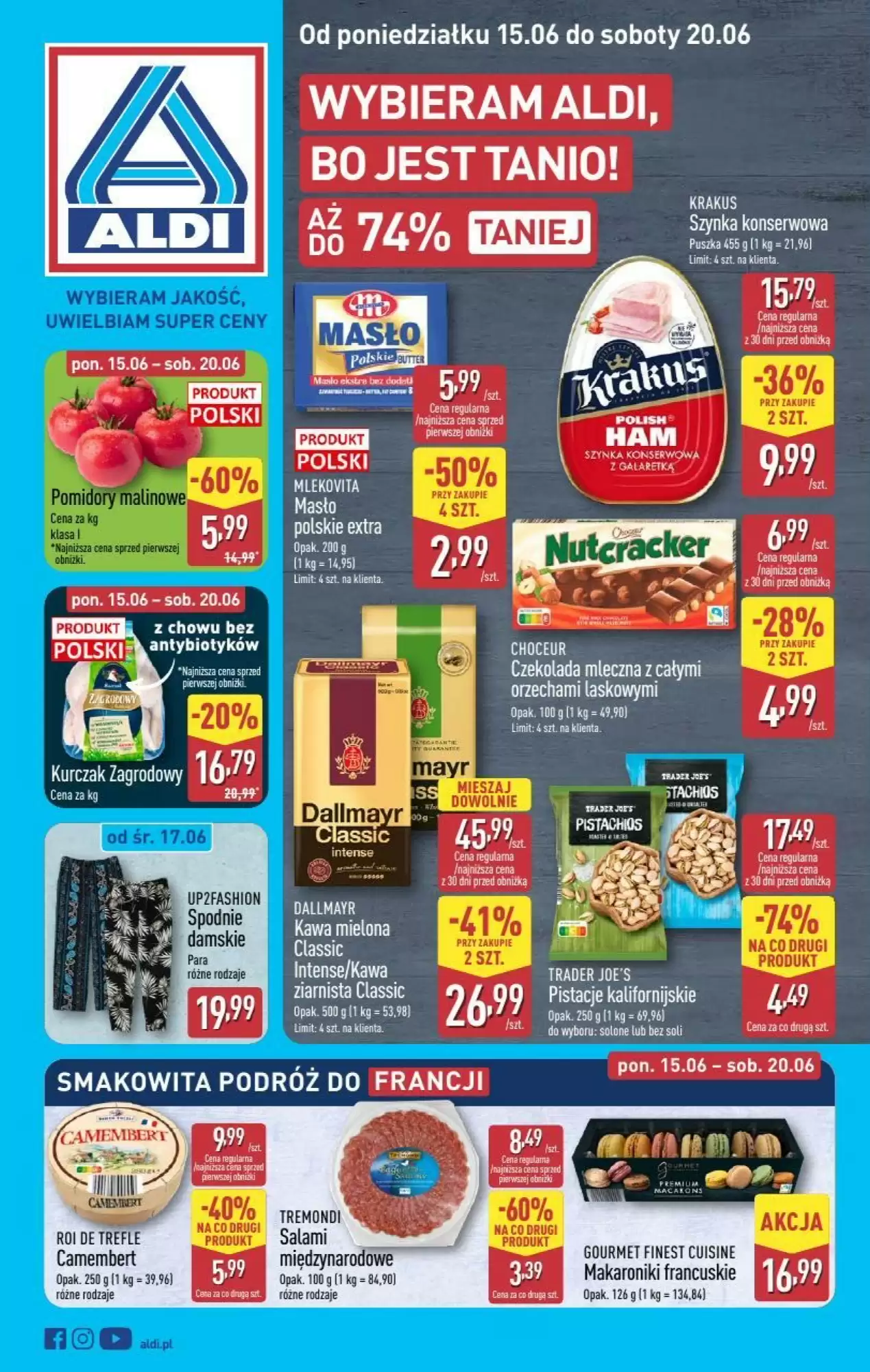 Gazetka Aldi od 15.06.2026 do 20.06.2026