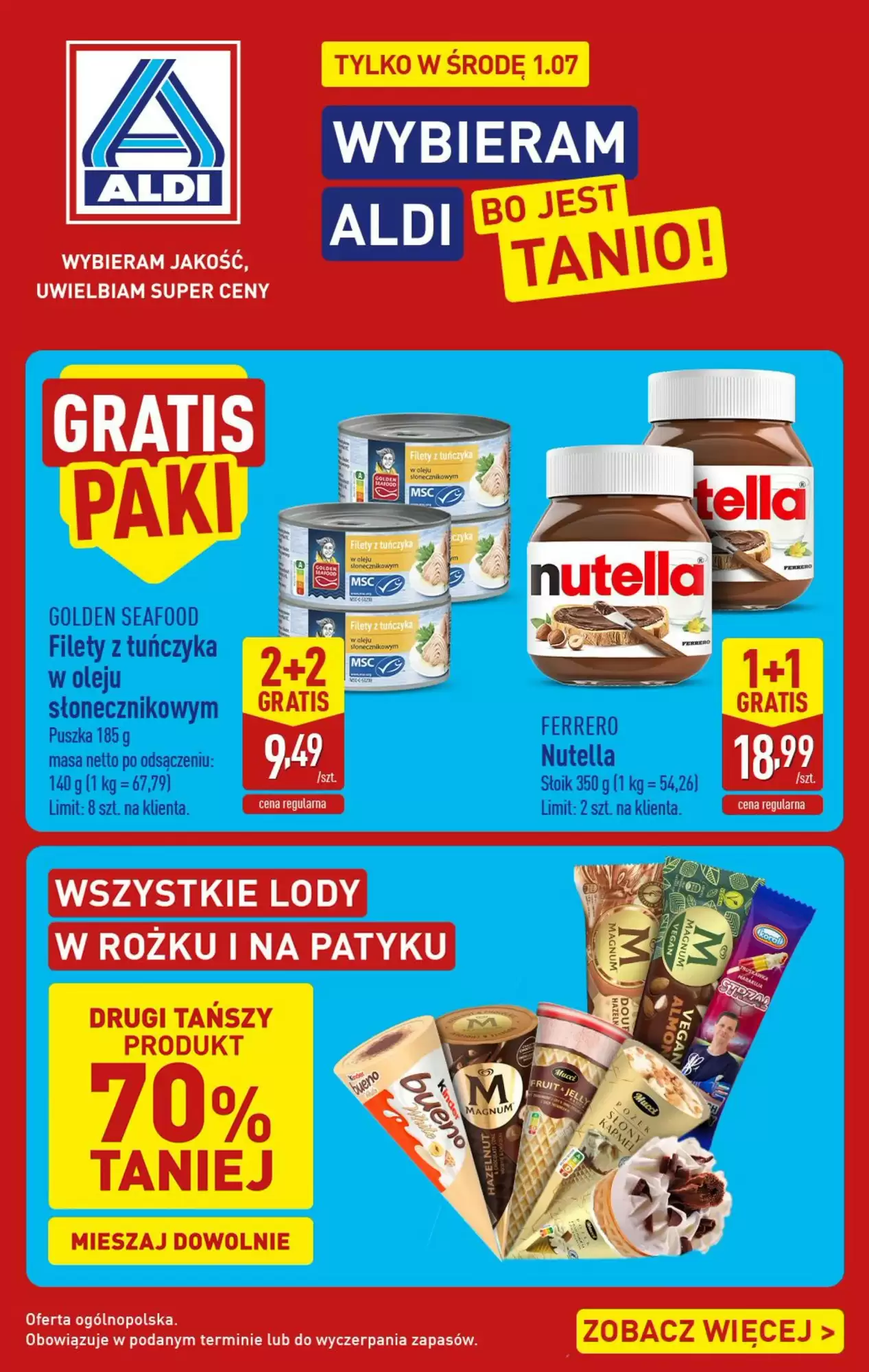 Gazetka Aldi od 01.07.2026 do 01.07.2026