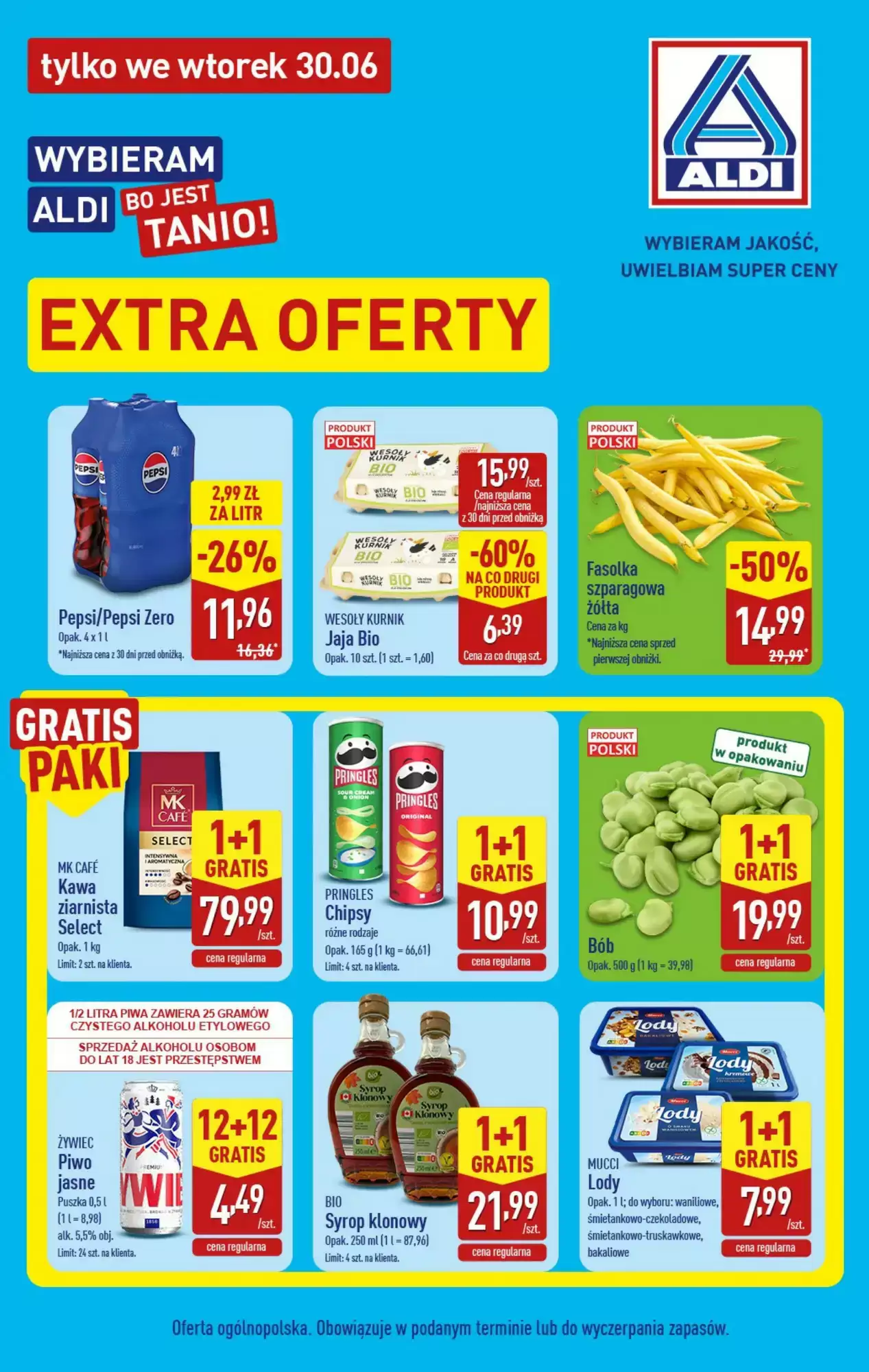 Gazetka Aldi od 30.06.2026 do 30.06.2026