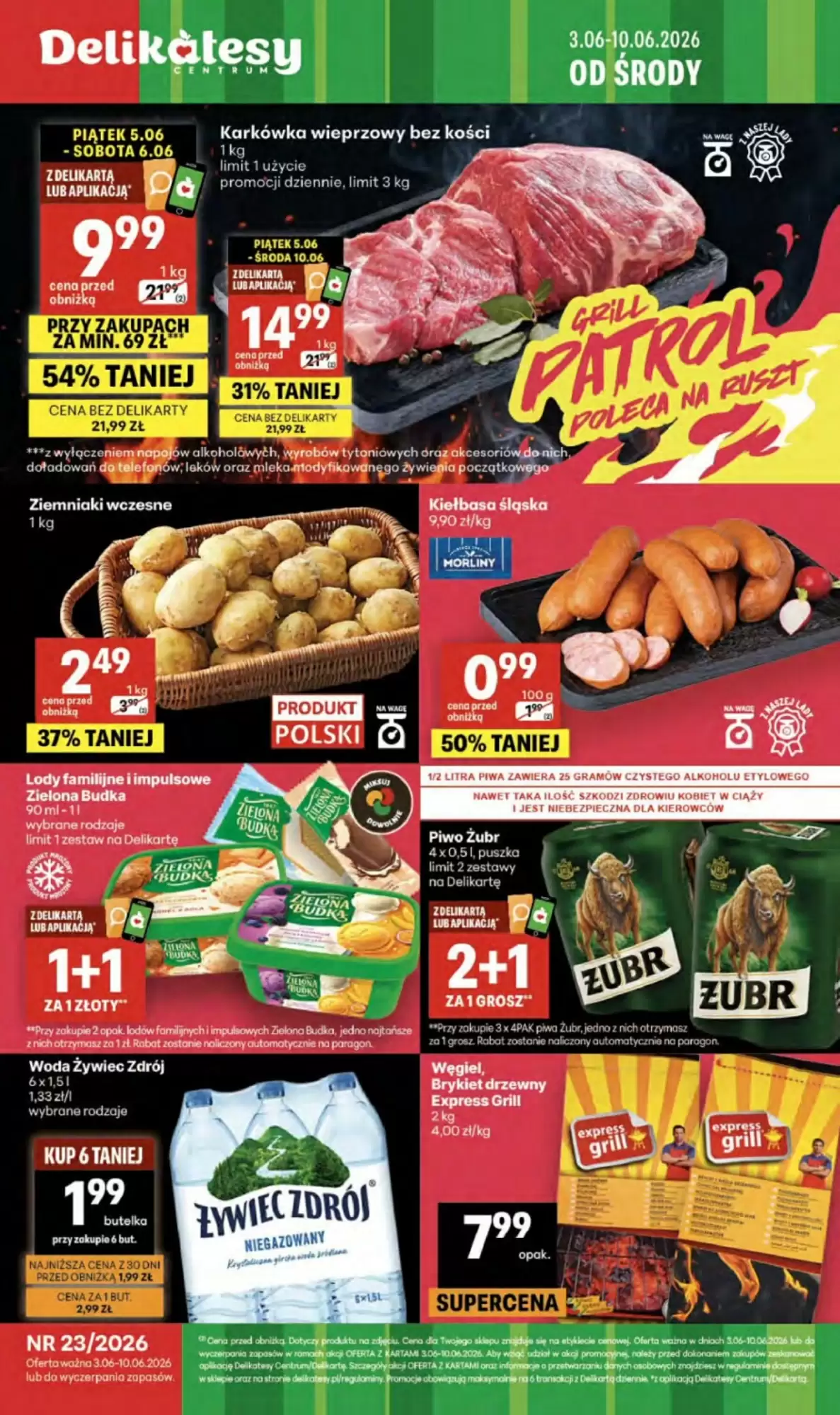 Gazetka Delikatesy Centrum od 03.06.2026 do 10.06.2026