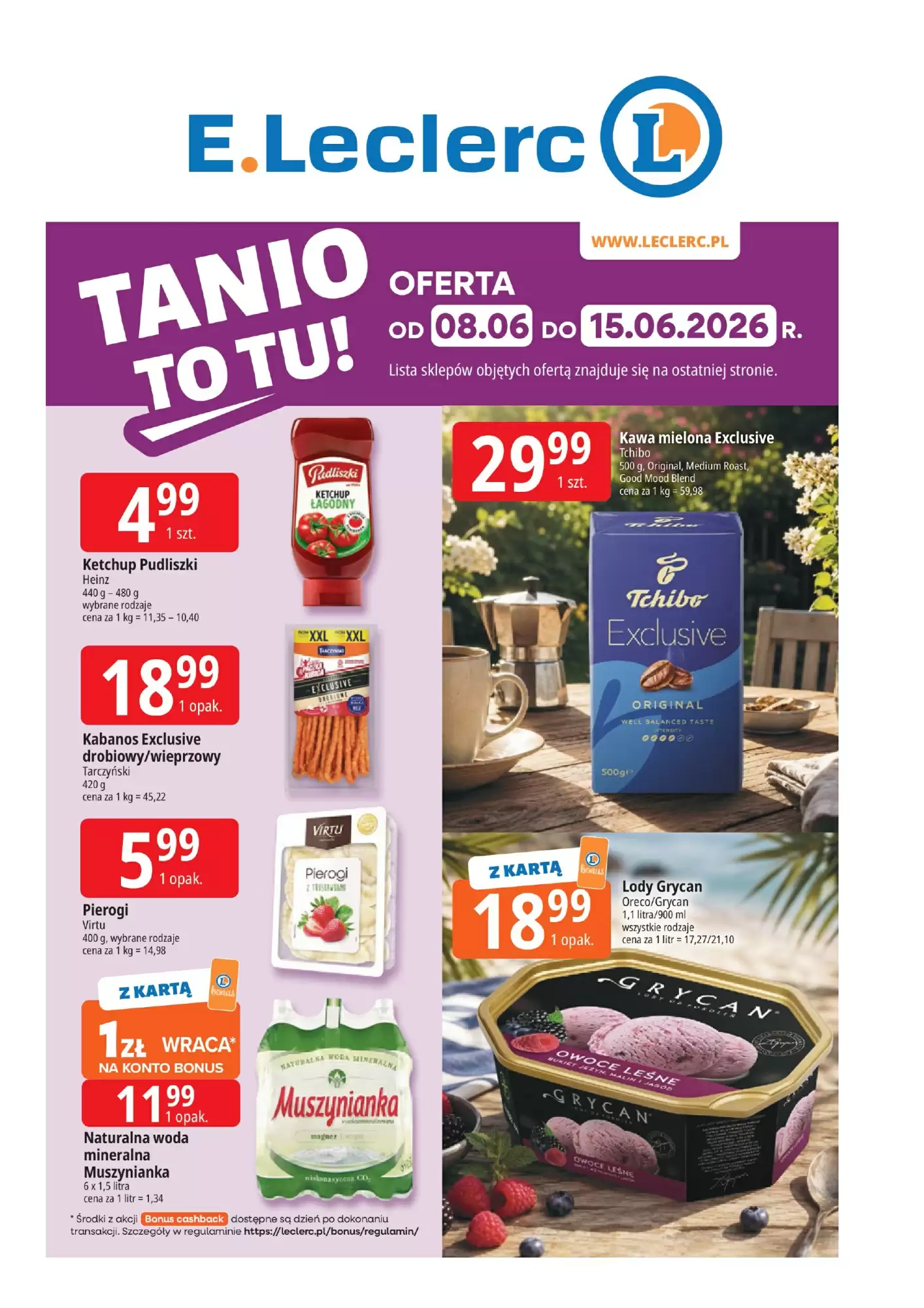 Gazetka E.Leclerc od 08.06.2026 do 15.06.2026