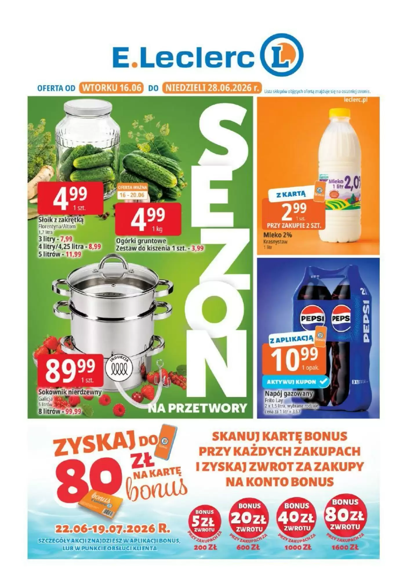 Gazetka E.Leclerc od 16.06.2026 do 28.06.2026