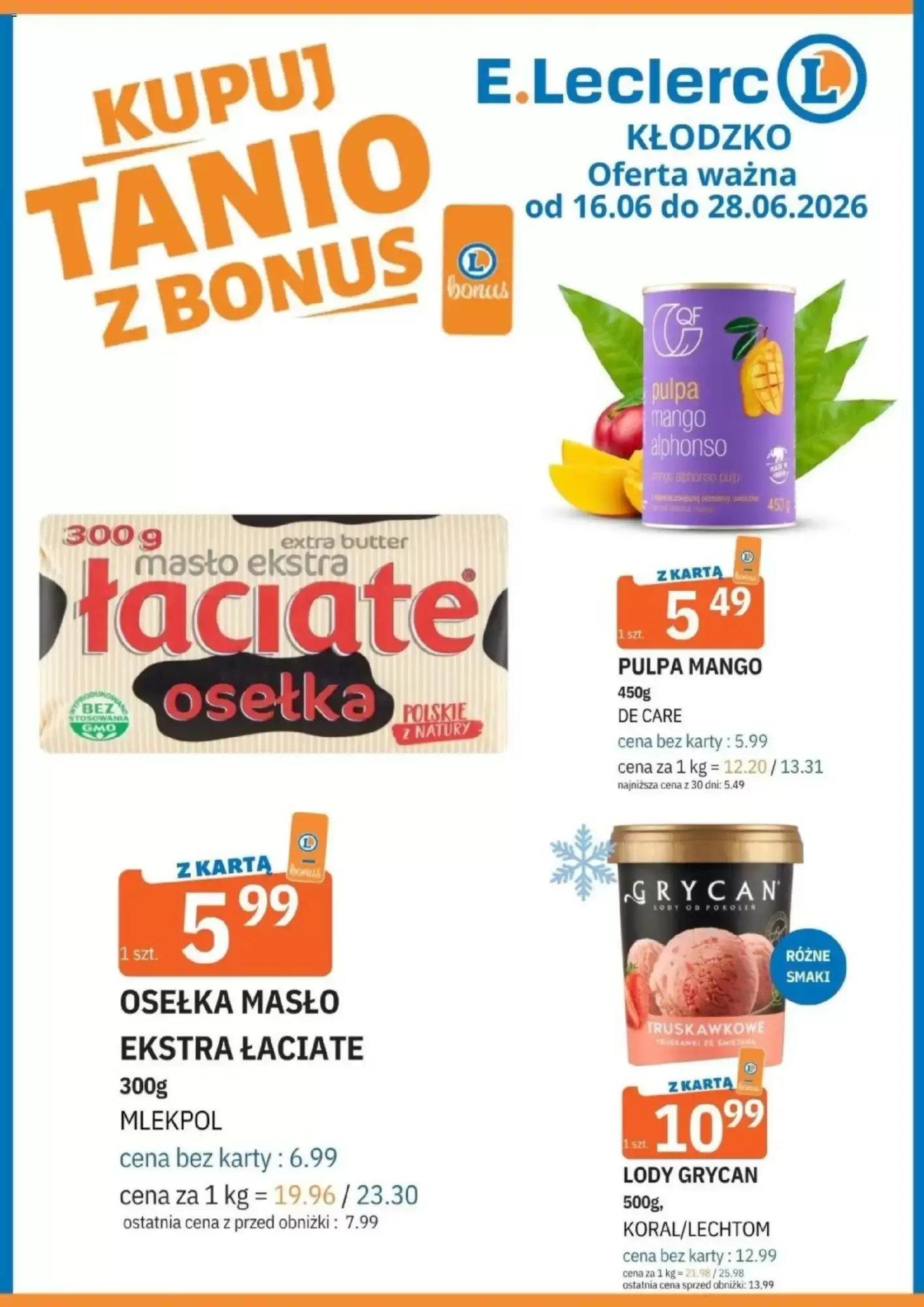Gazetka E.Leclerc od 16.06.2026 do 28.06.2026