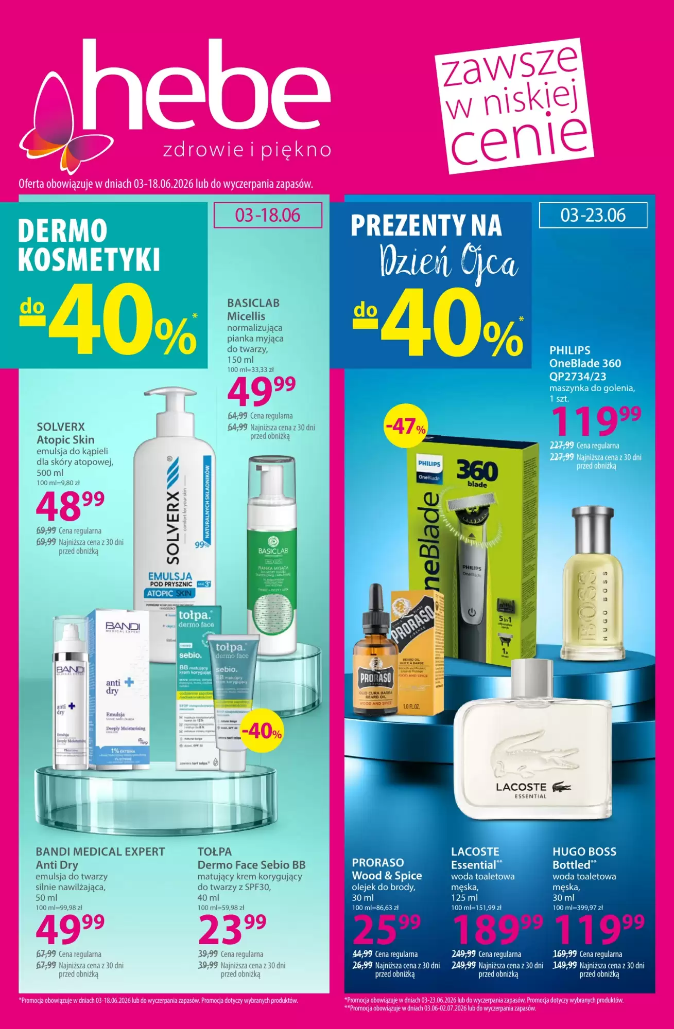 Gazetka Hebe od 03.07.2026 do 18.07.2026