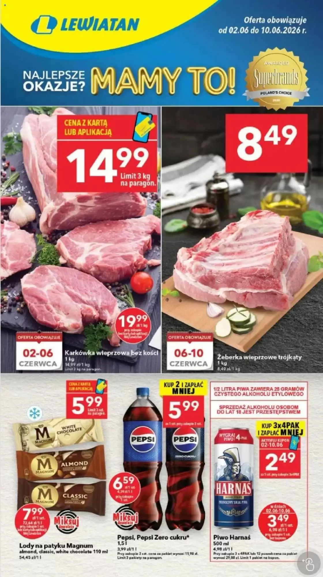 Gazetka Lewiatan od 02.06.2026 do 10.06.2026