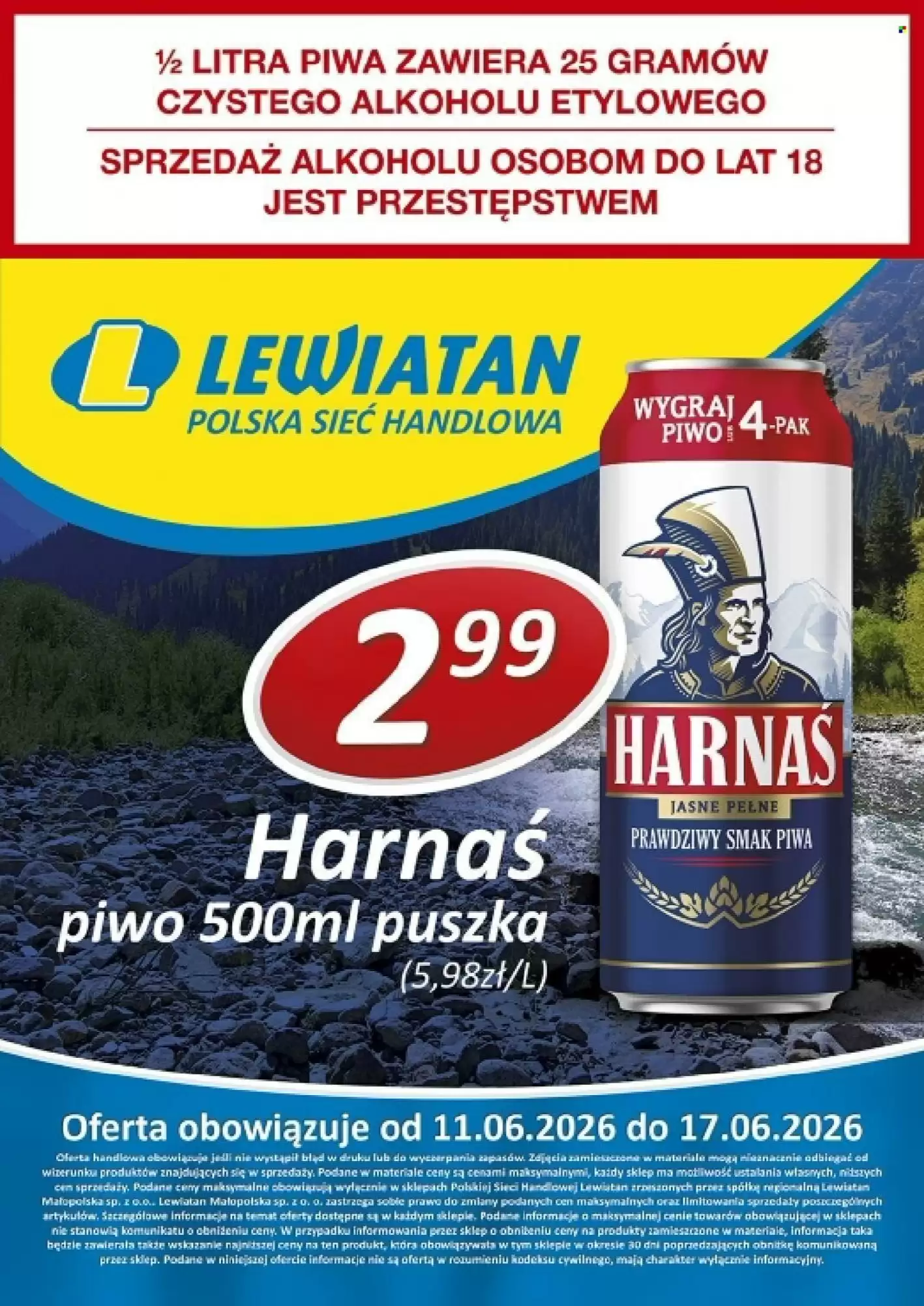 Gazetka Lewiatan od 11.06.2026 do 17.06.2026
