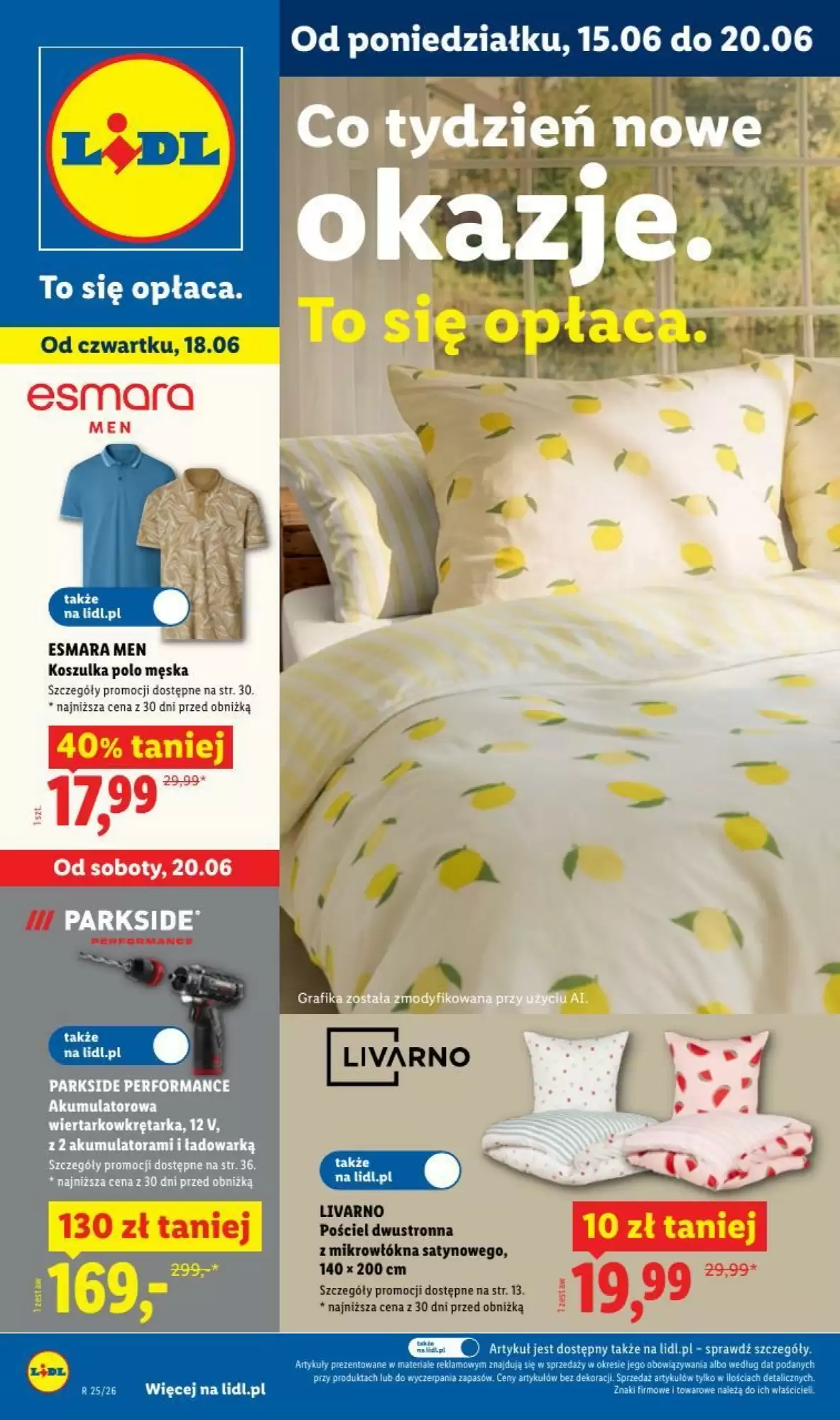 Gazetka Lidl od 15.06.2026 do 20.06.2026