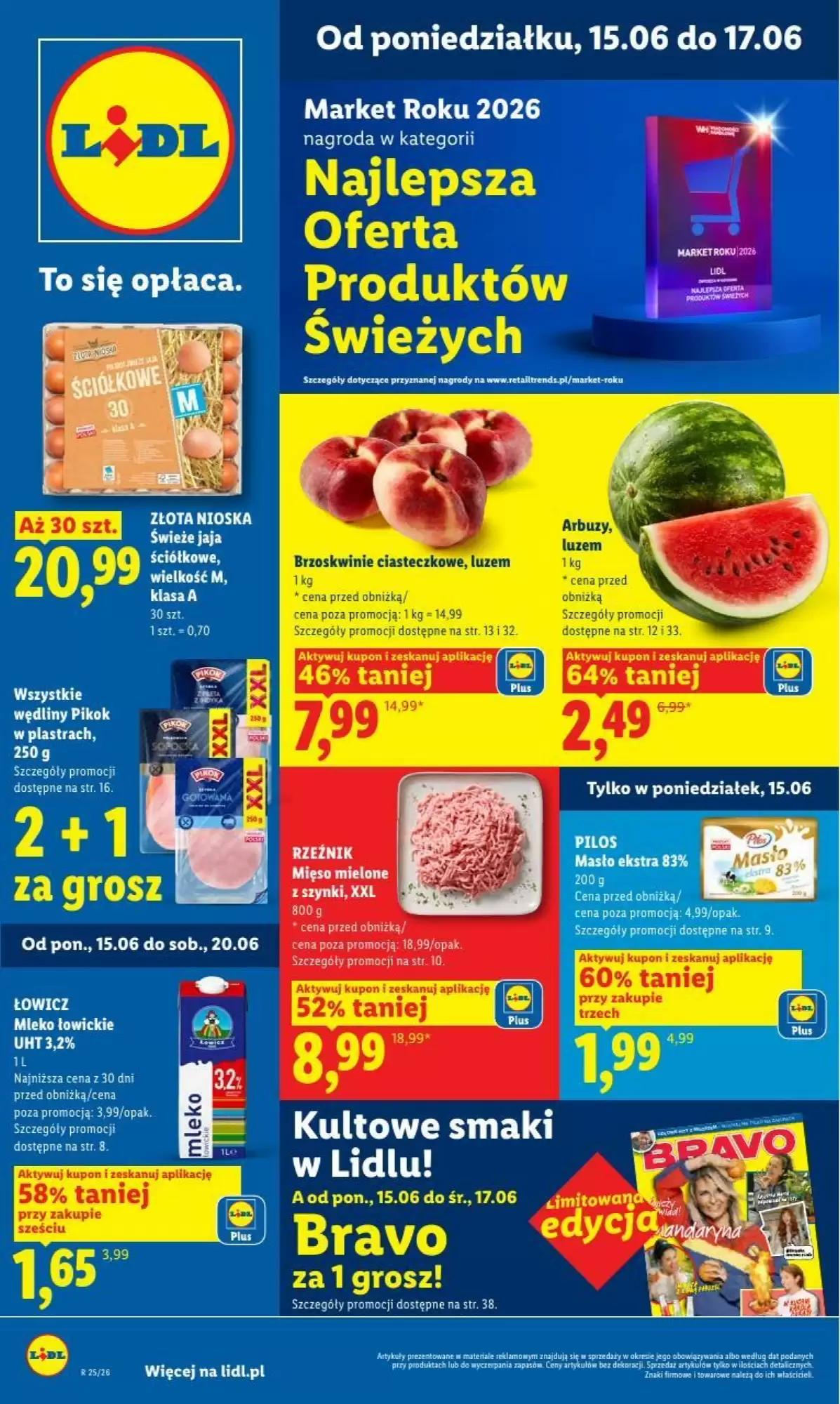 Gazetka Lidl od 15.06.2026 do 17.06.2026