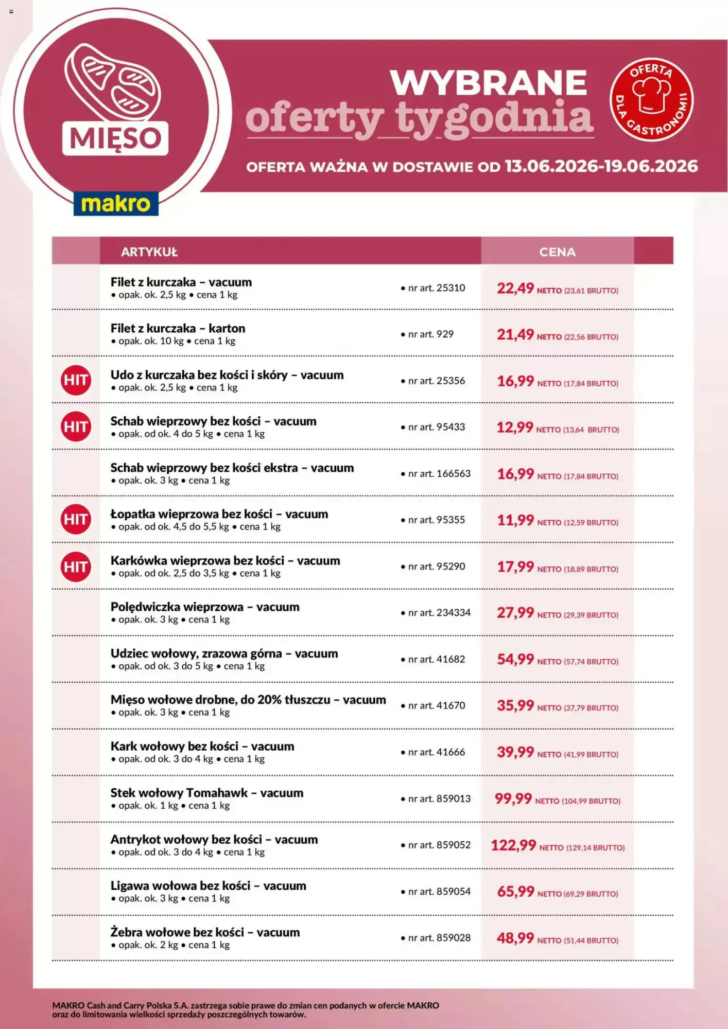 Gazetka Makro od 13.06.2026 do 19.06.2026