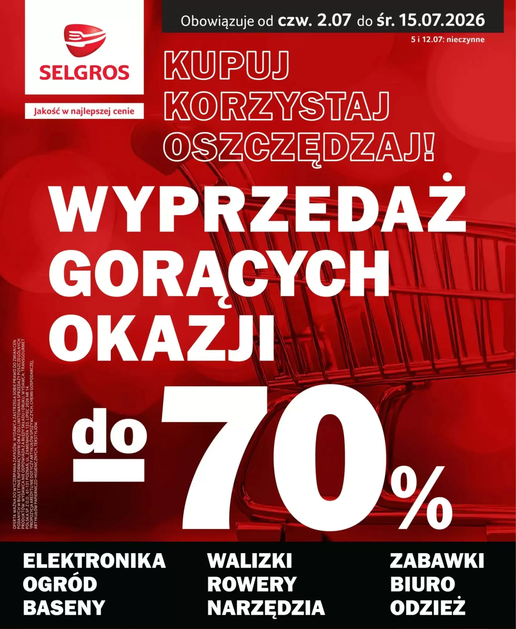 Gazetka Selgros od 02.07.2026 do 15.07.2026