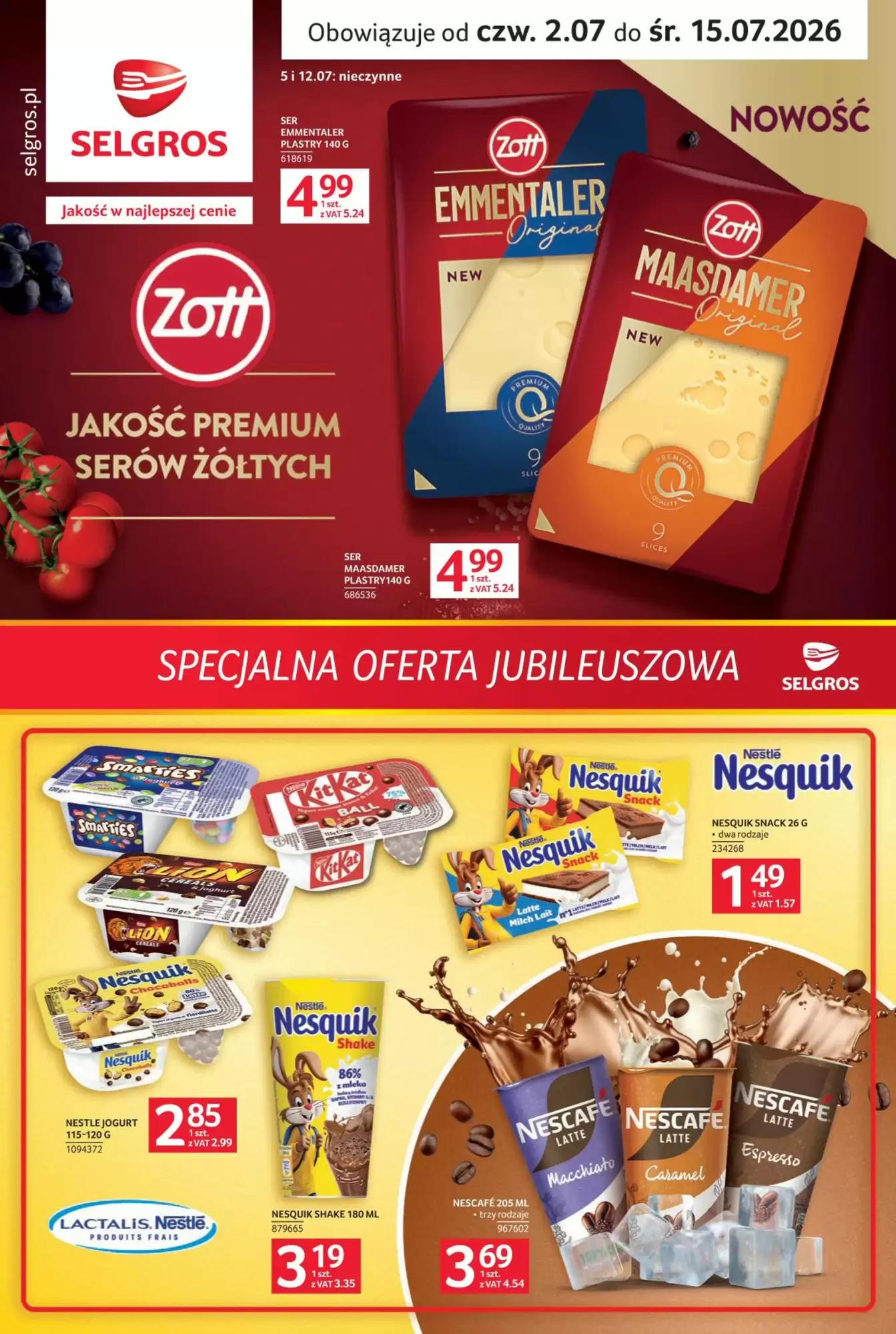 Gazetka Selgros od 02.07.2026 do 15.07.2026