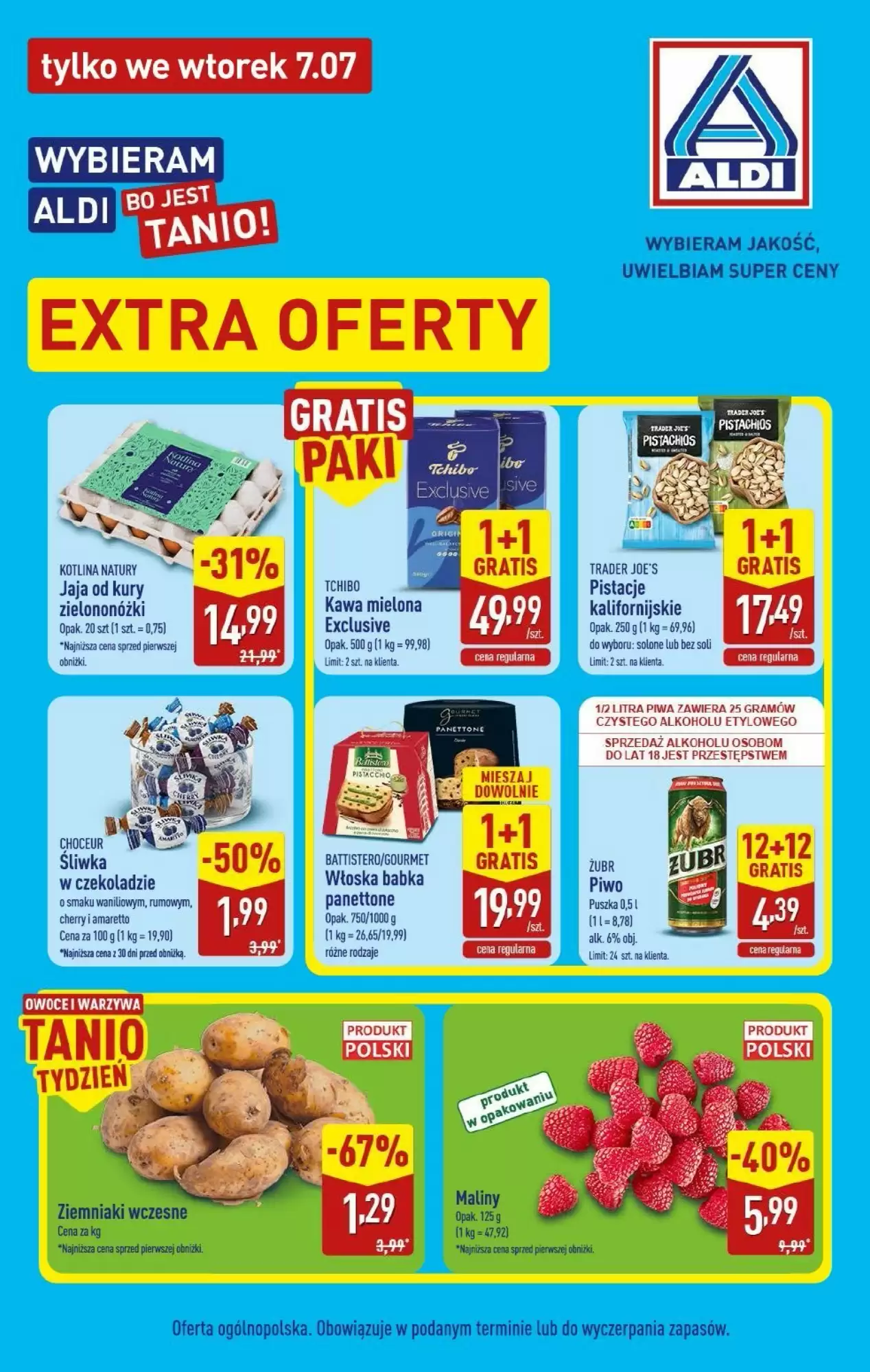 Gazetka Aldi od 07.07.2026 do 07.07.2026