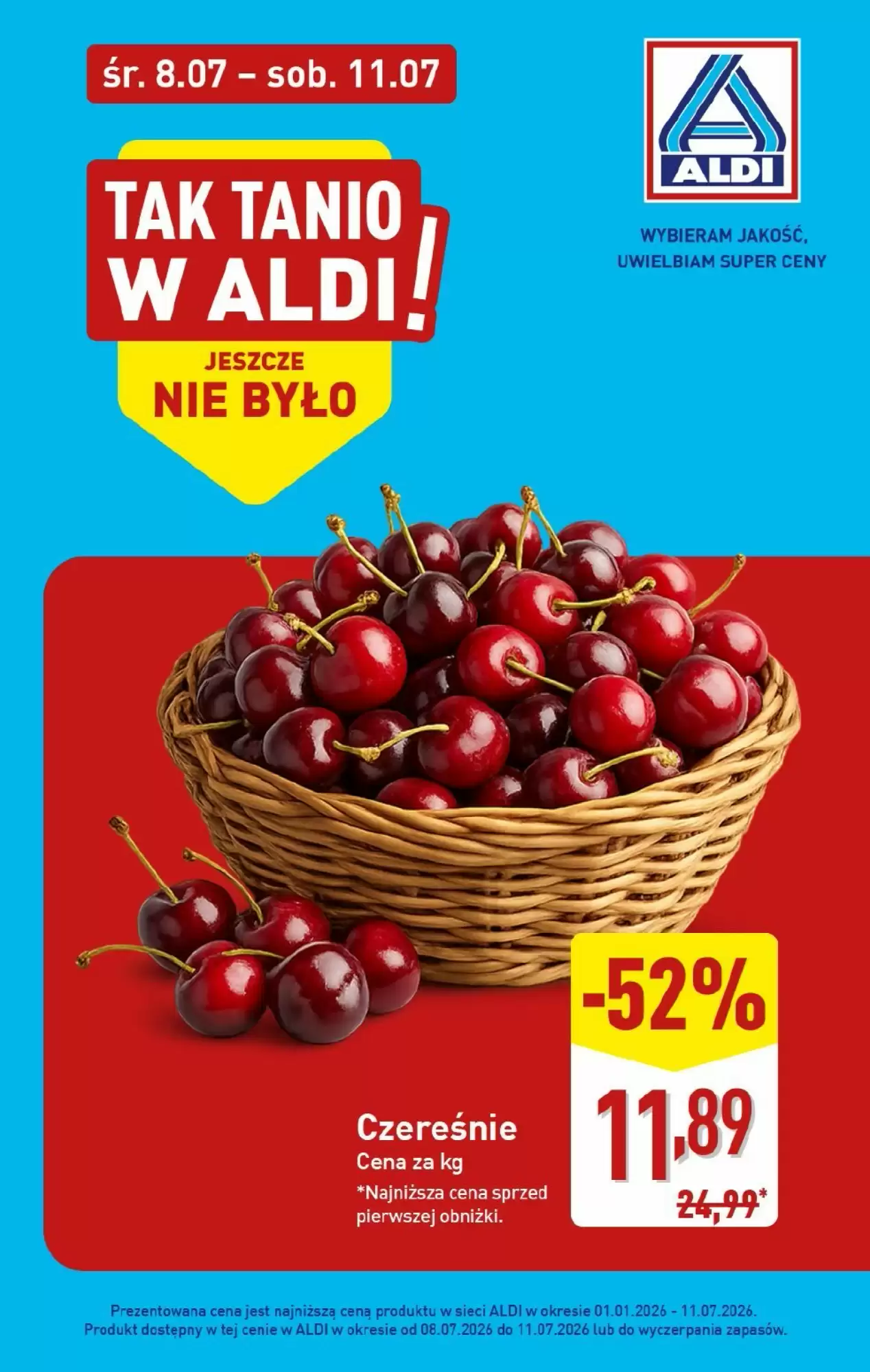 Gazetka Aldi od 08.07.2026 do 11.07.2026