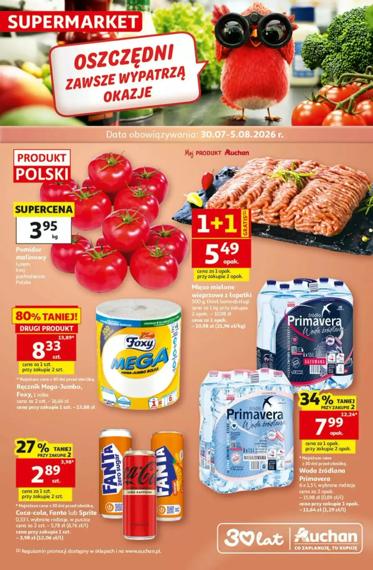 Gazetka Auchan od 30.07.2026 do 05.08.2026