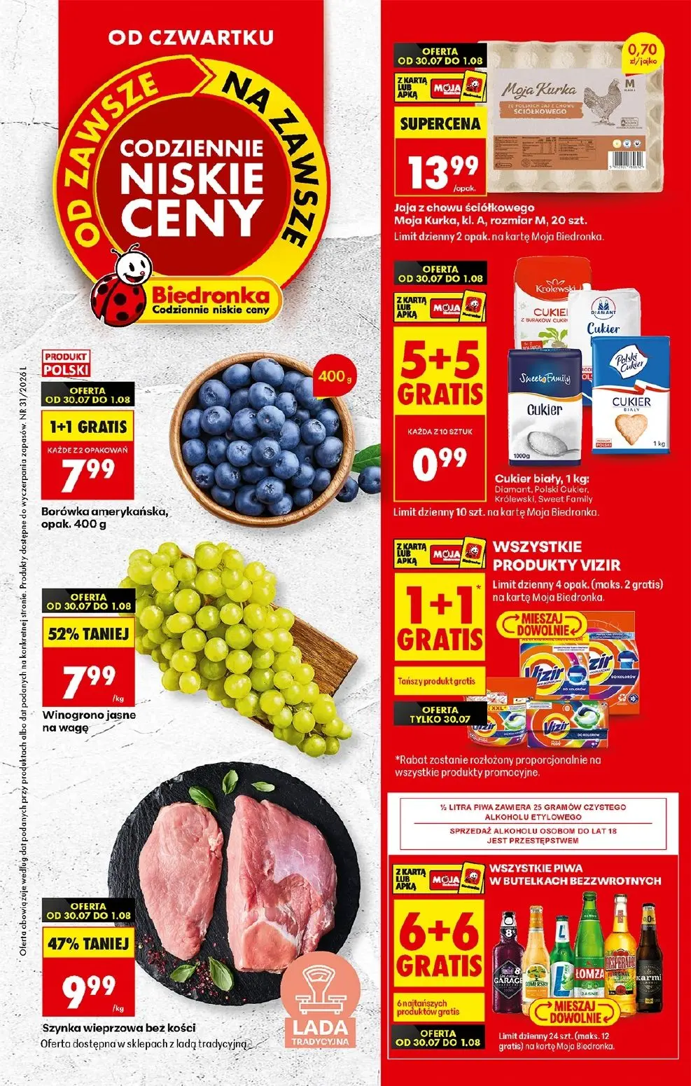 Gazetka Biedronka od 30.07.2026 do 05.08.2026