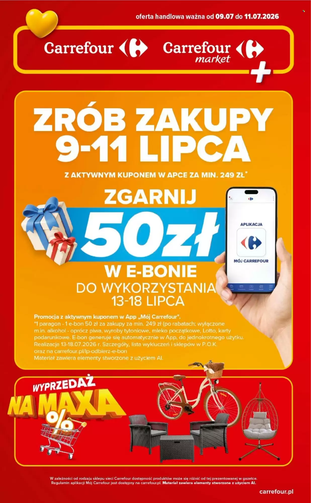 Gazetka Carrefour od 09.07.2026 do 11.07.2026