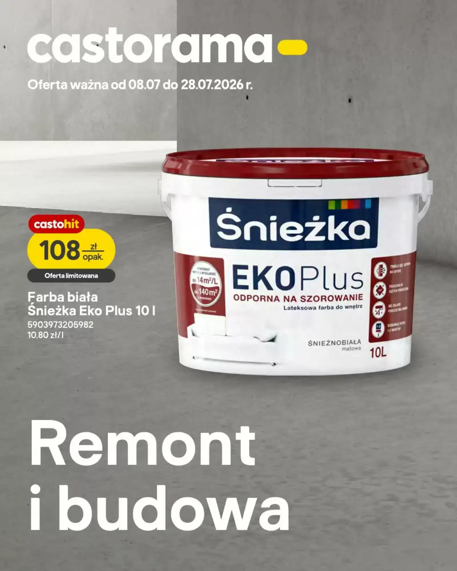 Gazetka Castorama od 08.07.2026 do 28.07.2026