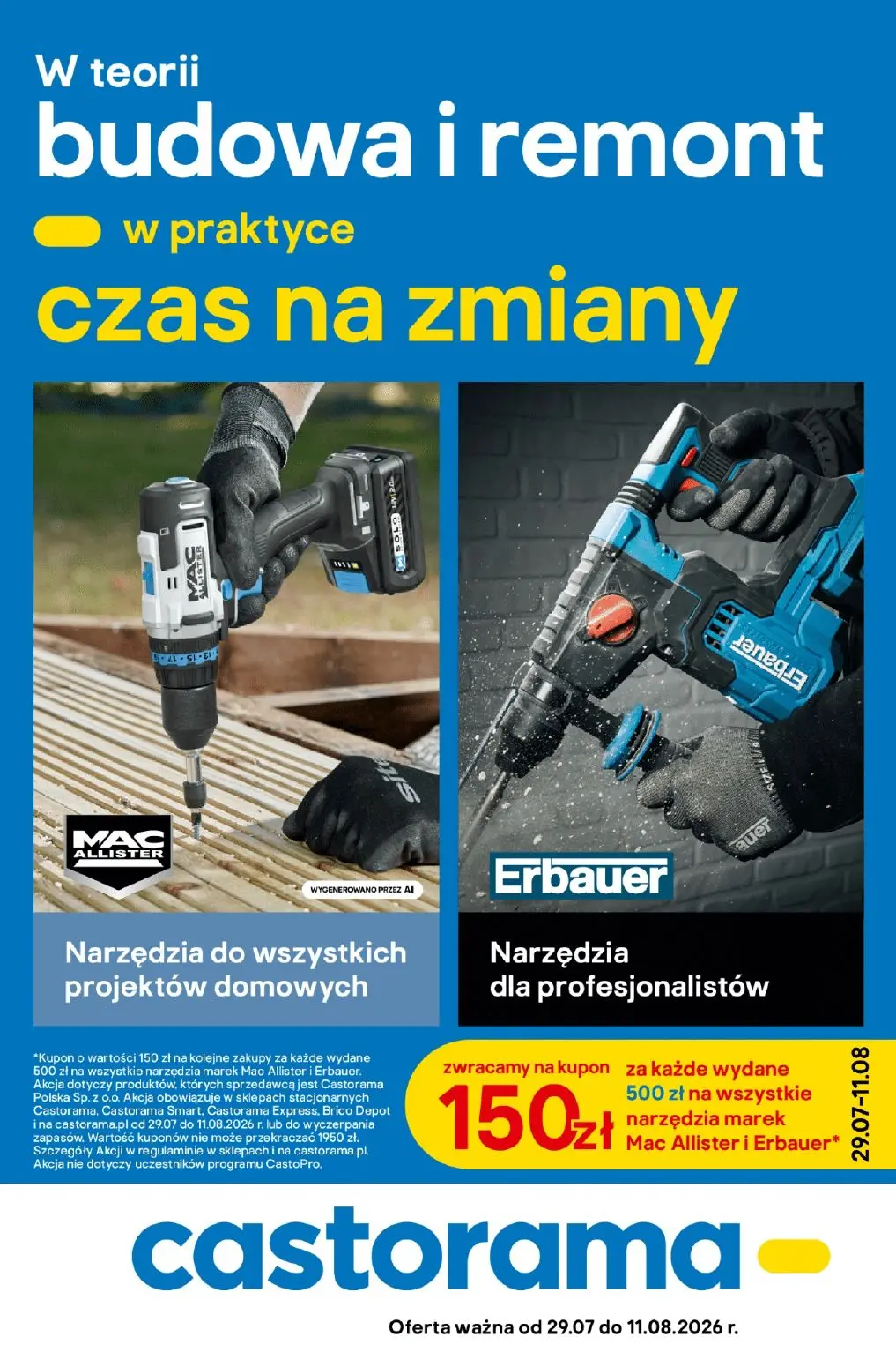 Gazetka Castorama od 29.07.2026 do 11.08.2026