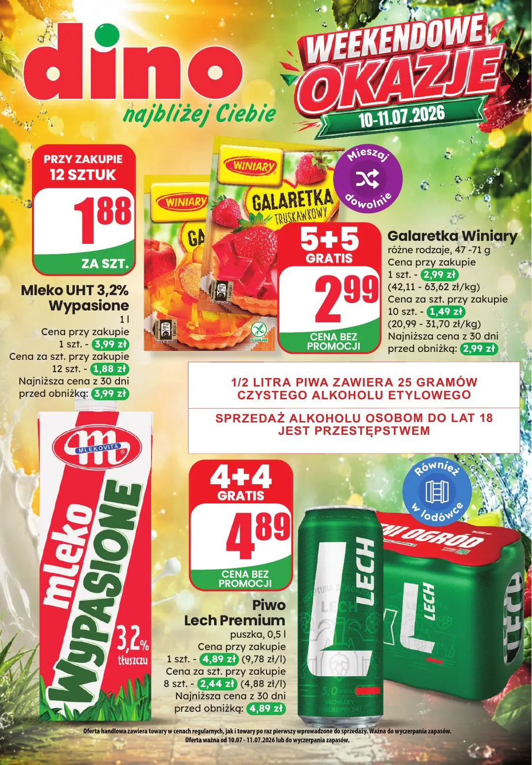 Gazetka Dino od 10.07.2026 do 11.07.2026