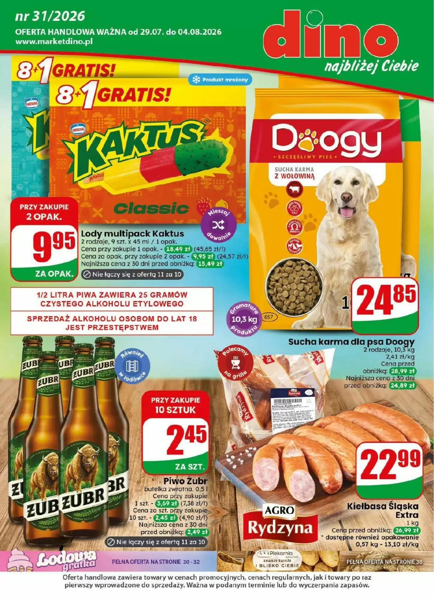 Gazetka Dino od 29.07.2026 do 04.08.2026