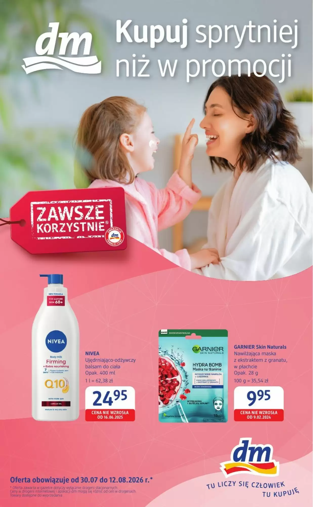 Gazetka Dm Drogerie Markt od 30.07.2026 do 12.08.2026