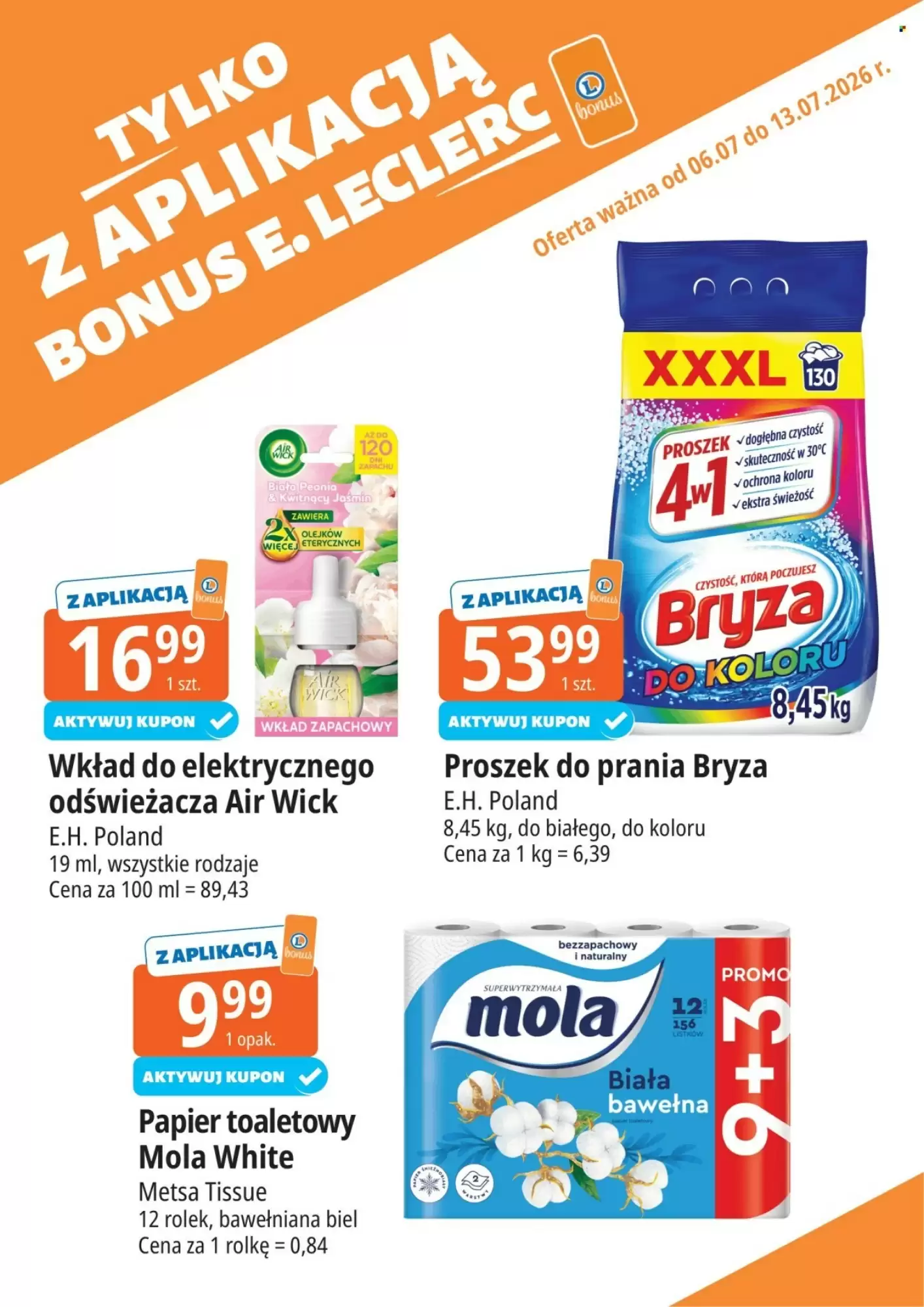 Gazetka E.Leclerc od 06.07.2026 do 13.07.2026