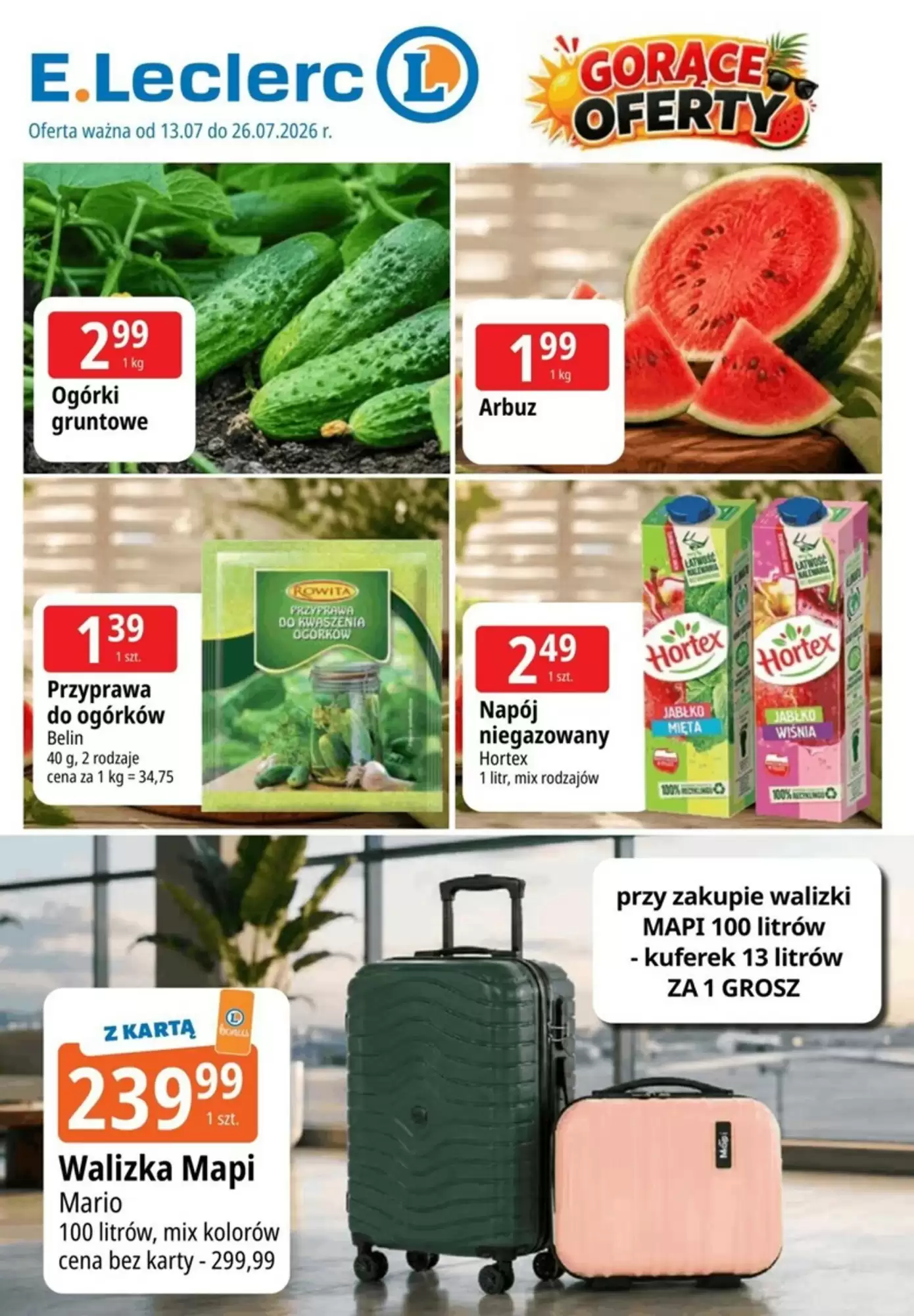 Gazetka E.Leclerc od 13.07.2026 do 26.07.2026