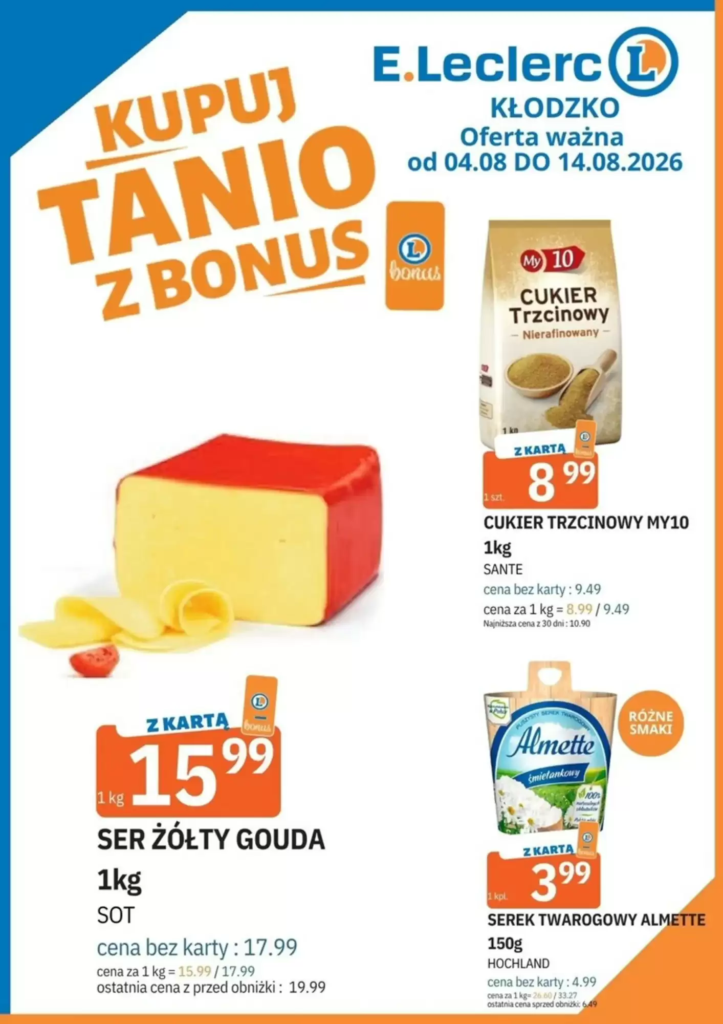 Gazetka E.Leclerc od 04.08.2026 do 14.08.2026
