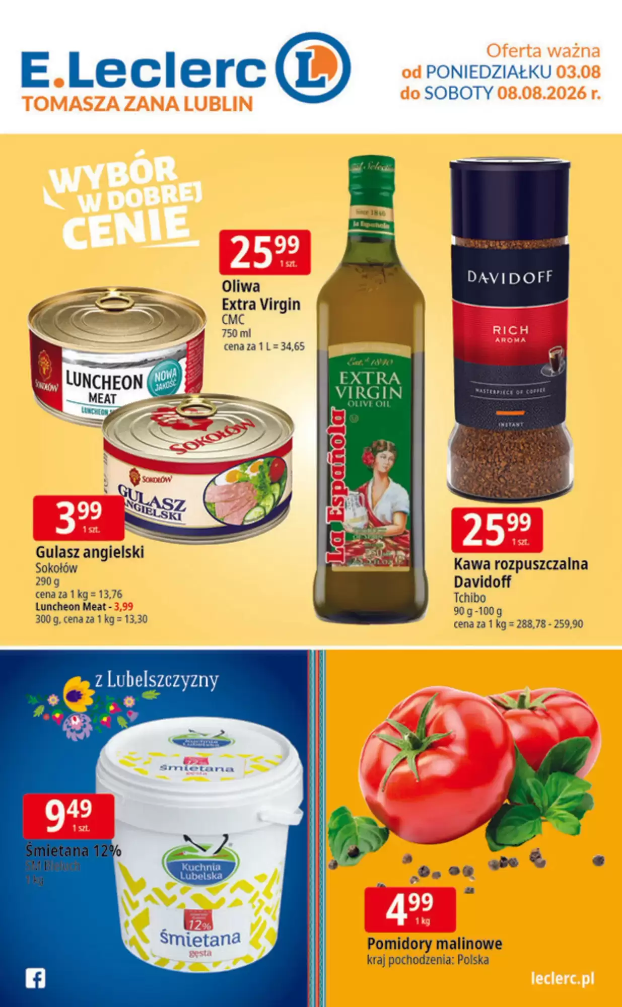 Gazetka E.Leclerc od 03.08.2026 do 08.08.2026