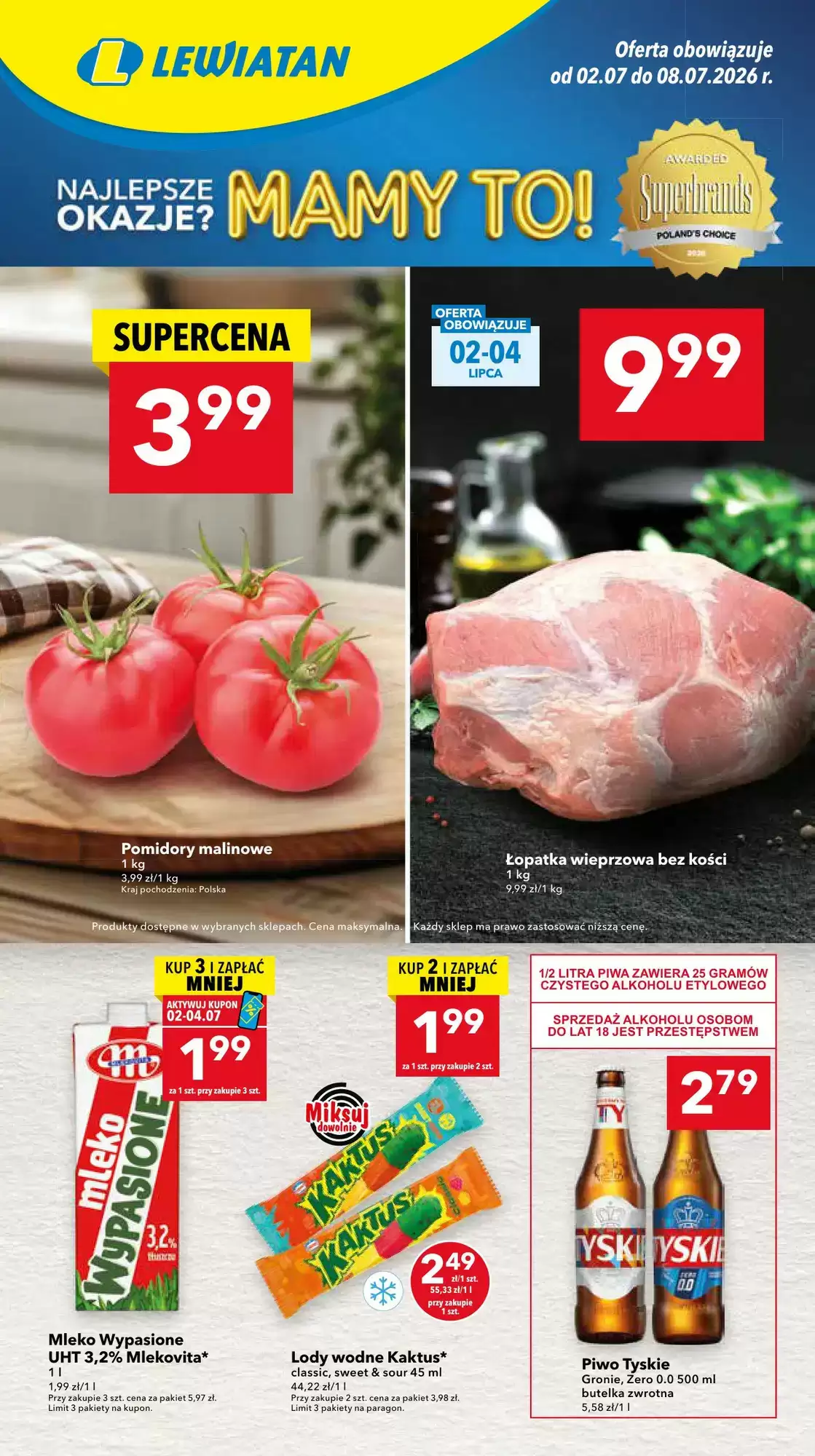 Gazetka Lewiatan od 02.07.2026 do 08.07.2026