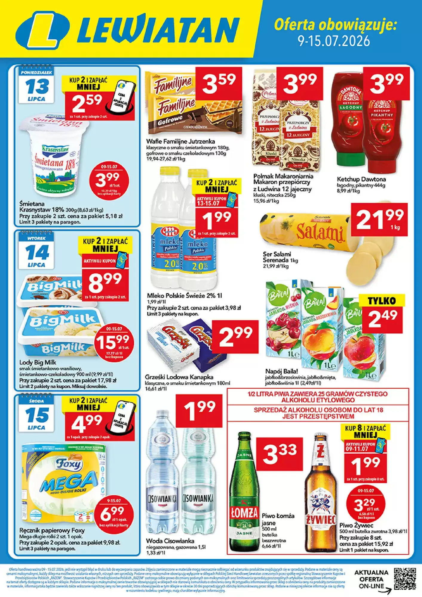 Gazetka Lewiatan od 09.07.2026 do 15.07.2026