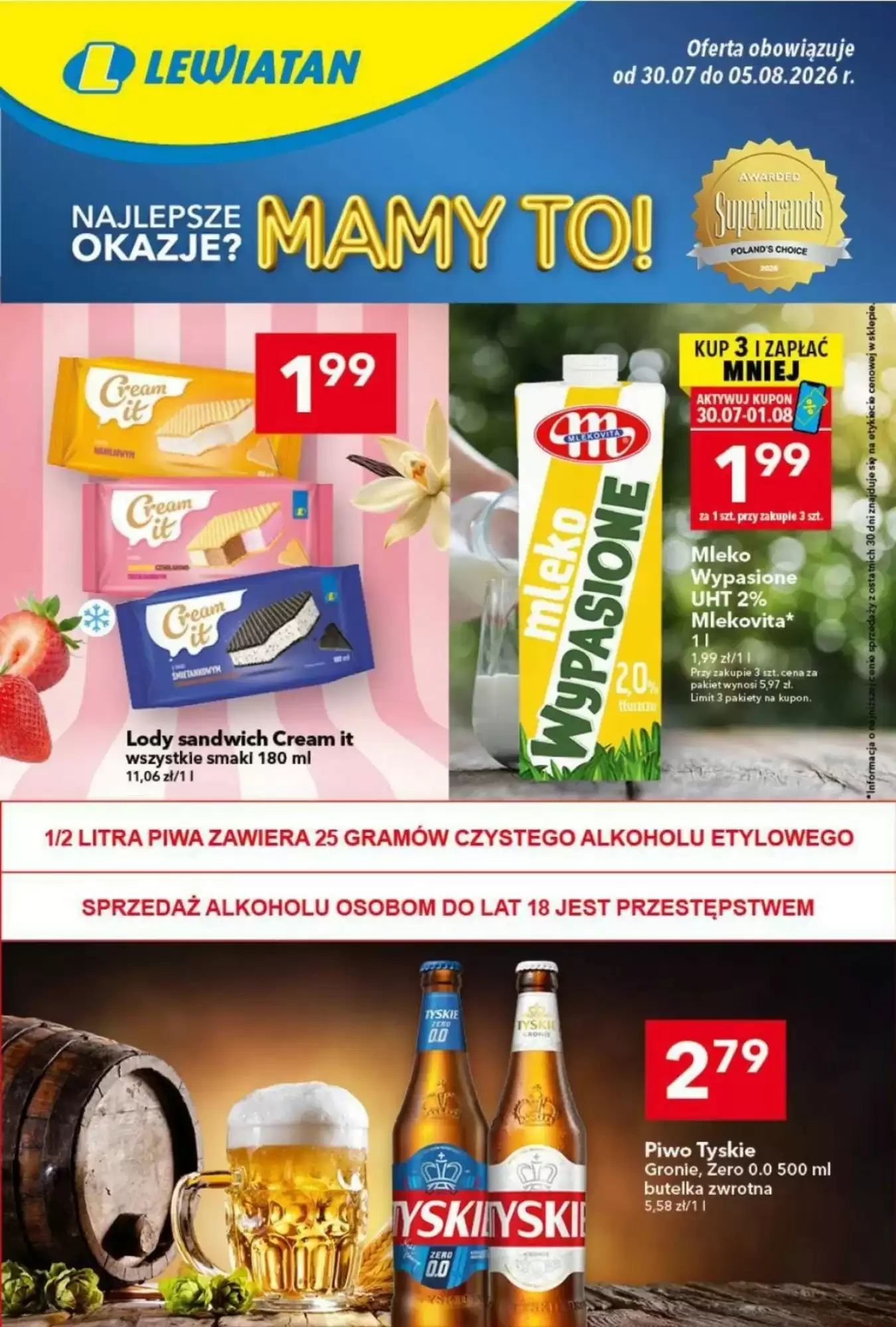 Gazetka Lewiatan od 30.07.2026 do 05.08.2026