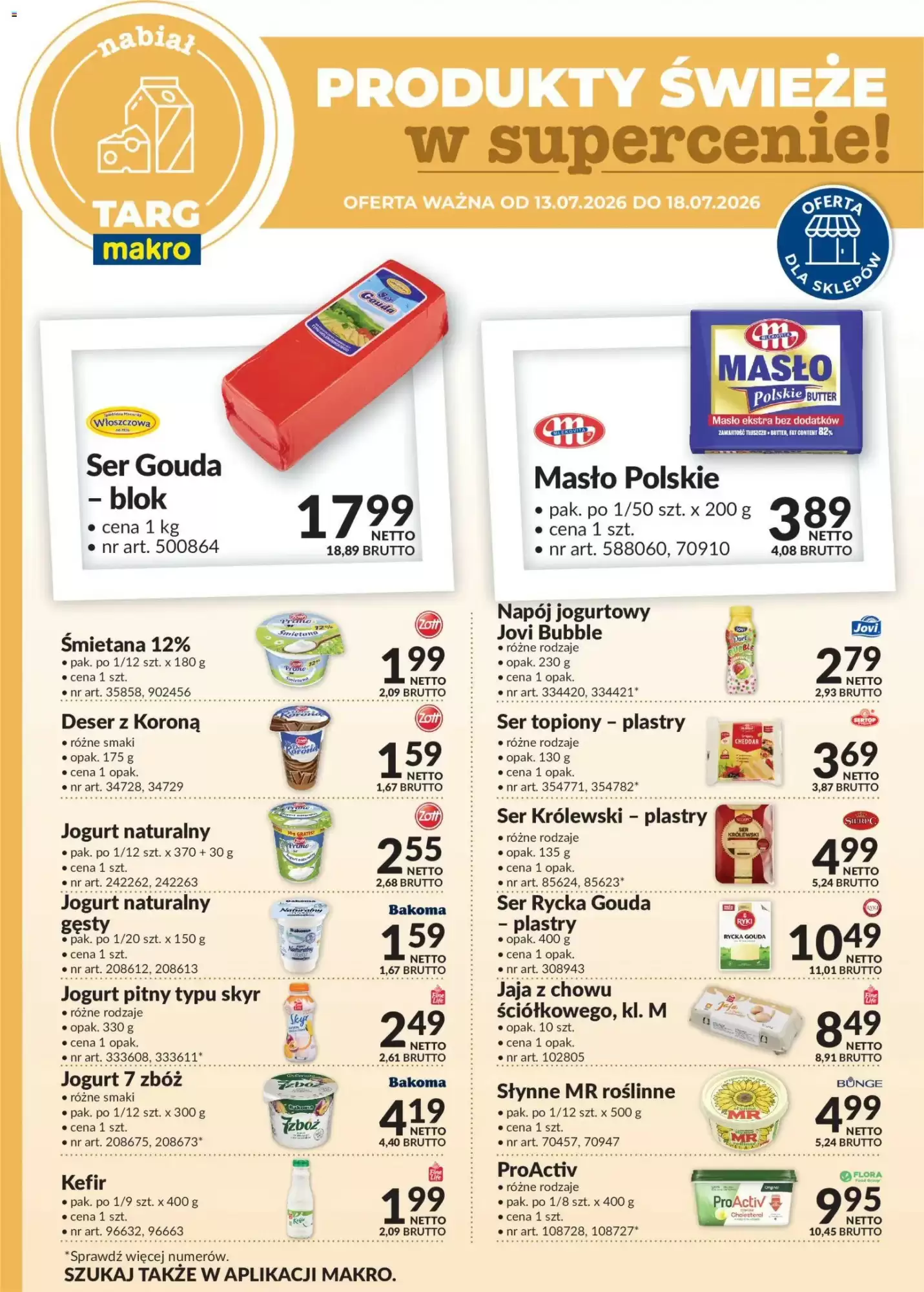 Gazetka Makro od 13.07.2026 do 18.07.2026
