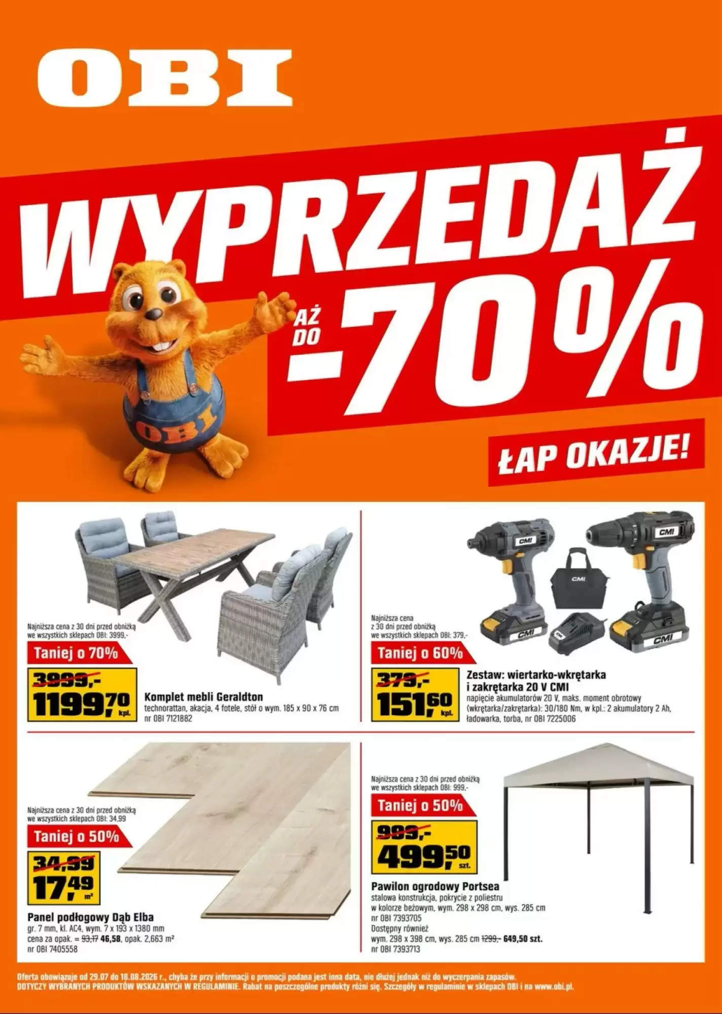 Gazetka Obi od 29.07.2026 do 01.09.2026