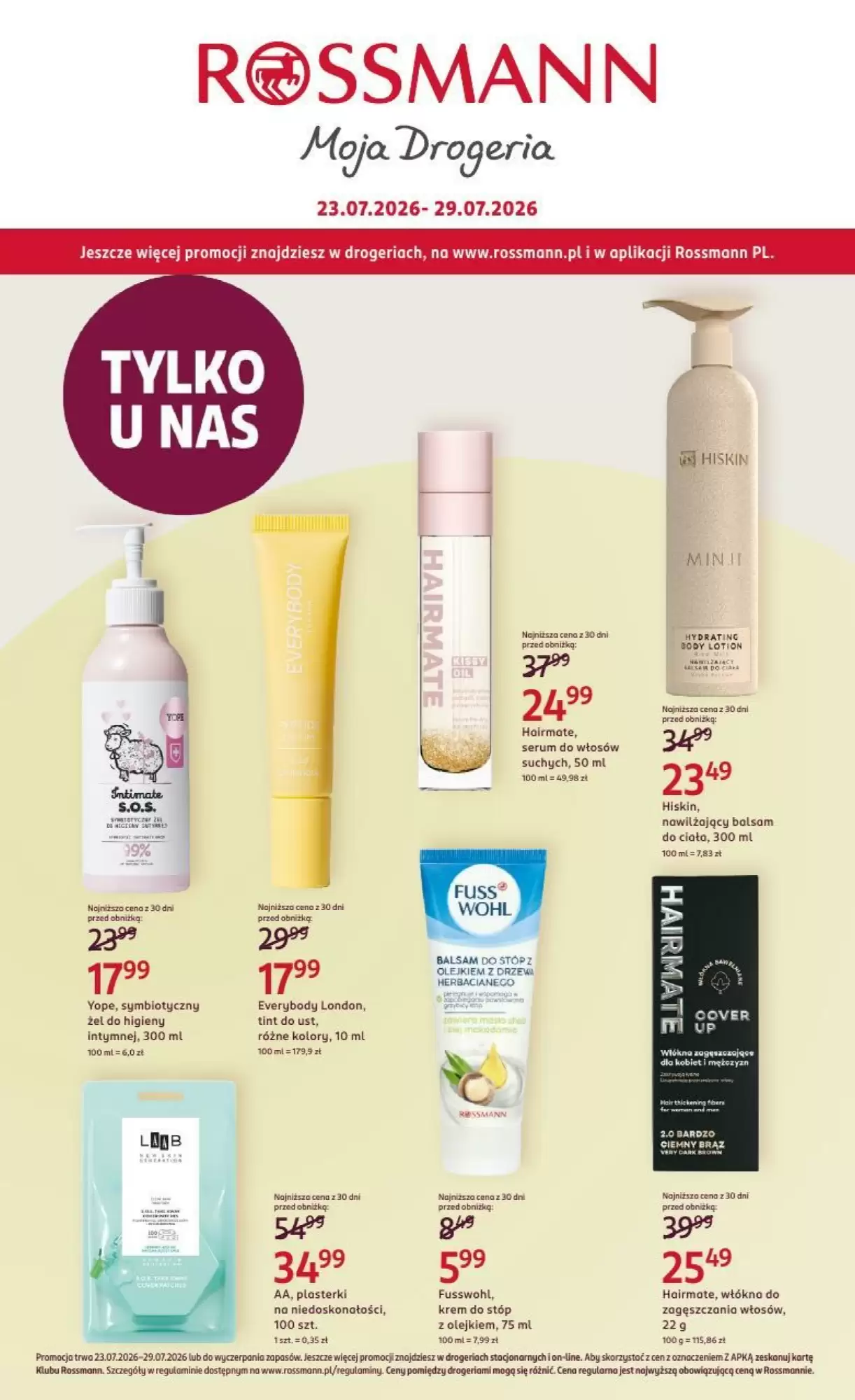 Gazetka ROSSMANN od 23.07.2026 do 28.07.2026